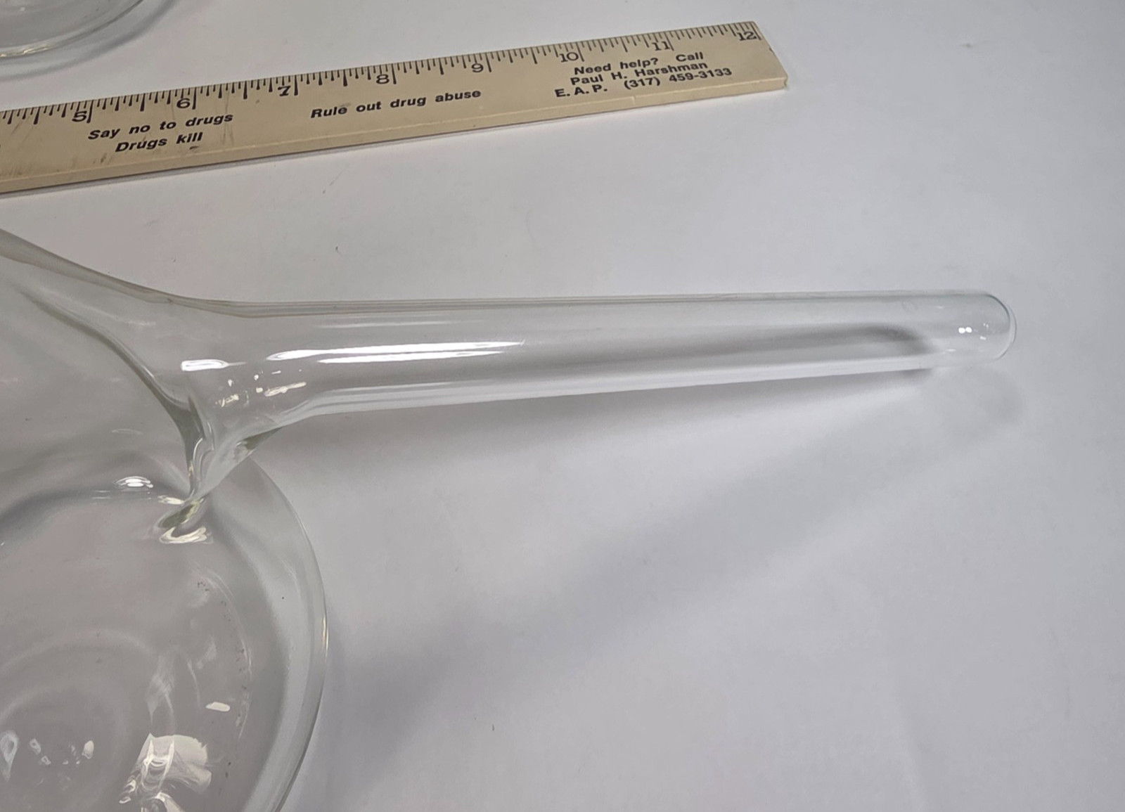 Lot of 4 Bellco 2574-14133 300mL Nephelo Culture Flasks Threaded Sidearm