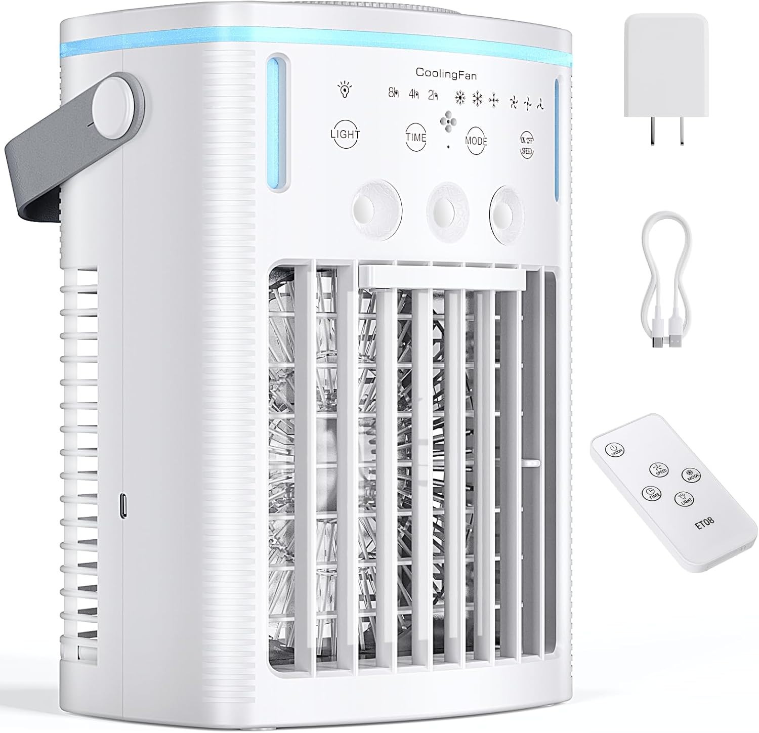 Portable Air Conditioners, 2026 Upgraded 4-IN-1 Quiet AC Unit Black
