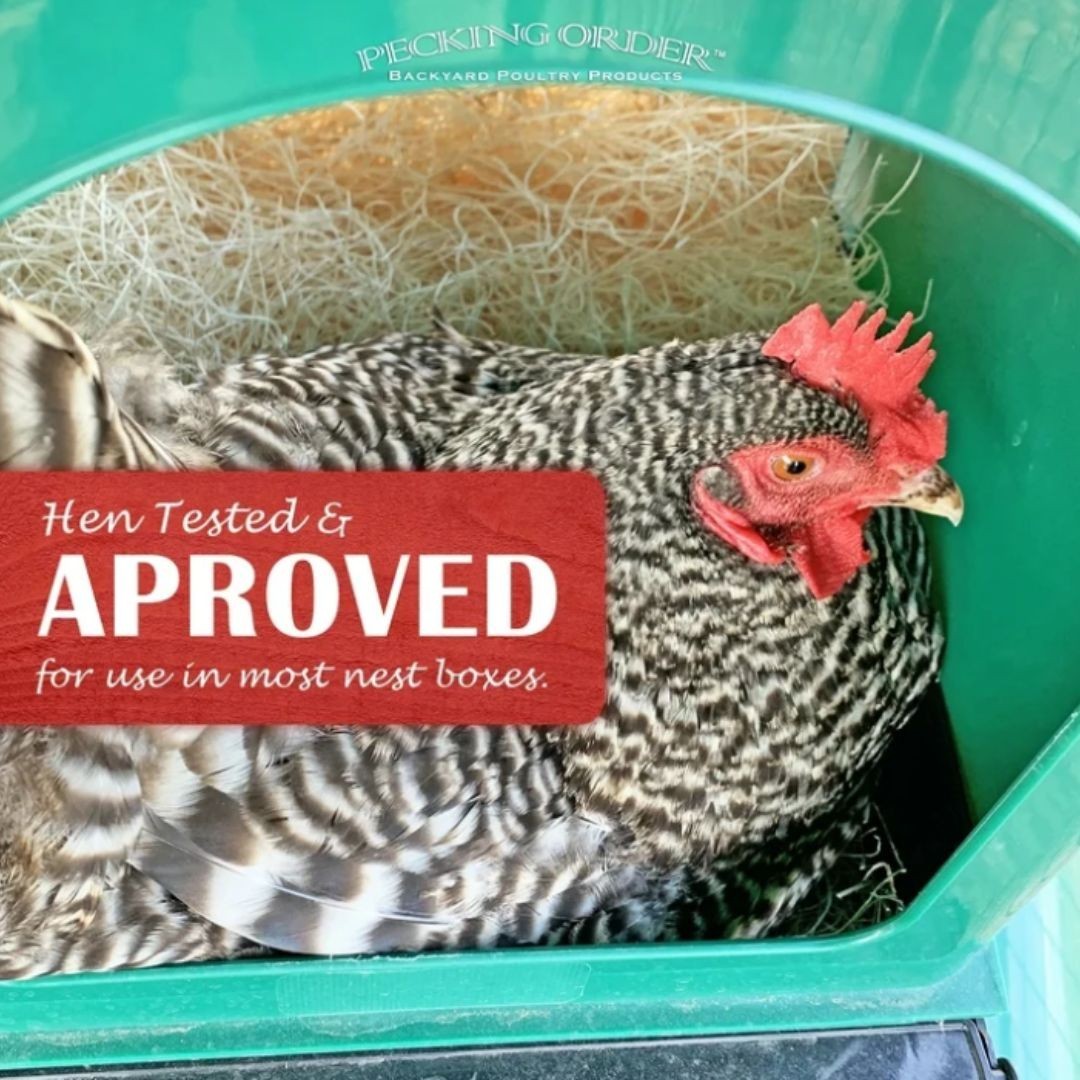 Pecking Order Chicken Nest Box Pads 10 Pack, Made with Great Lakes Aspen Excelsi