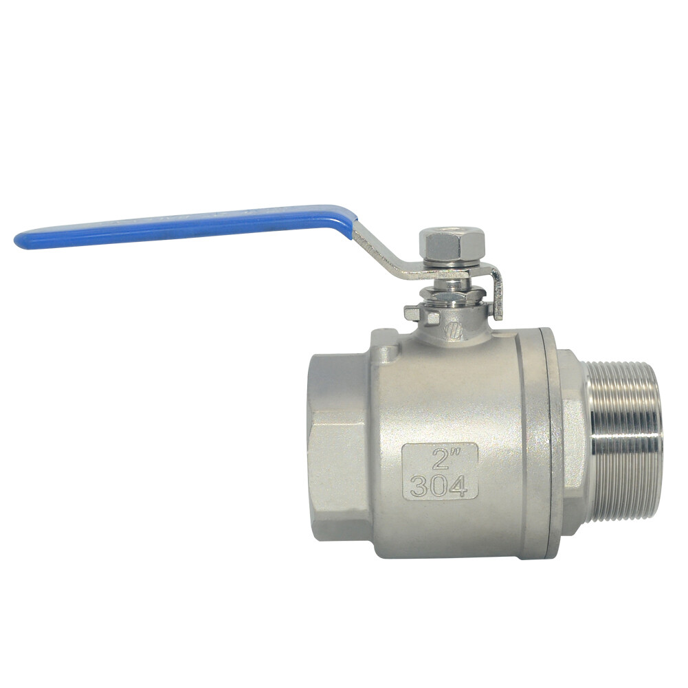 US Stock 2″ inch NPT threaded MALE to Female Full Port Ball Valve Stainless 304