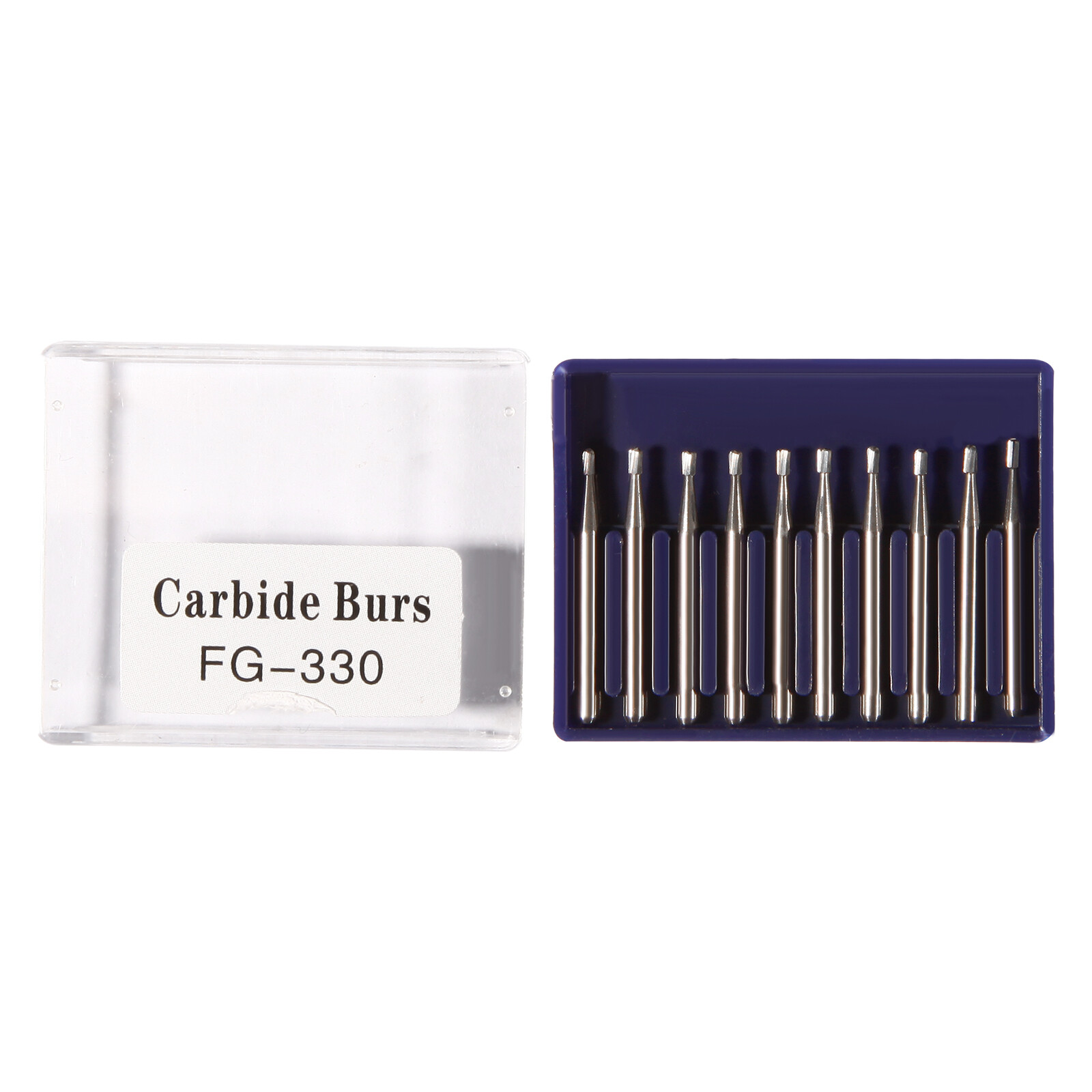 Dental High Speed Burs FG330 Carbide Tungsten FG330 Tapered Fissure Type