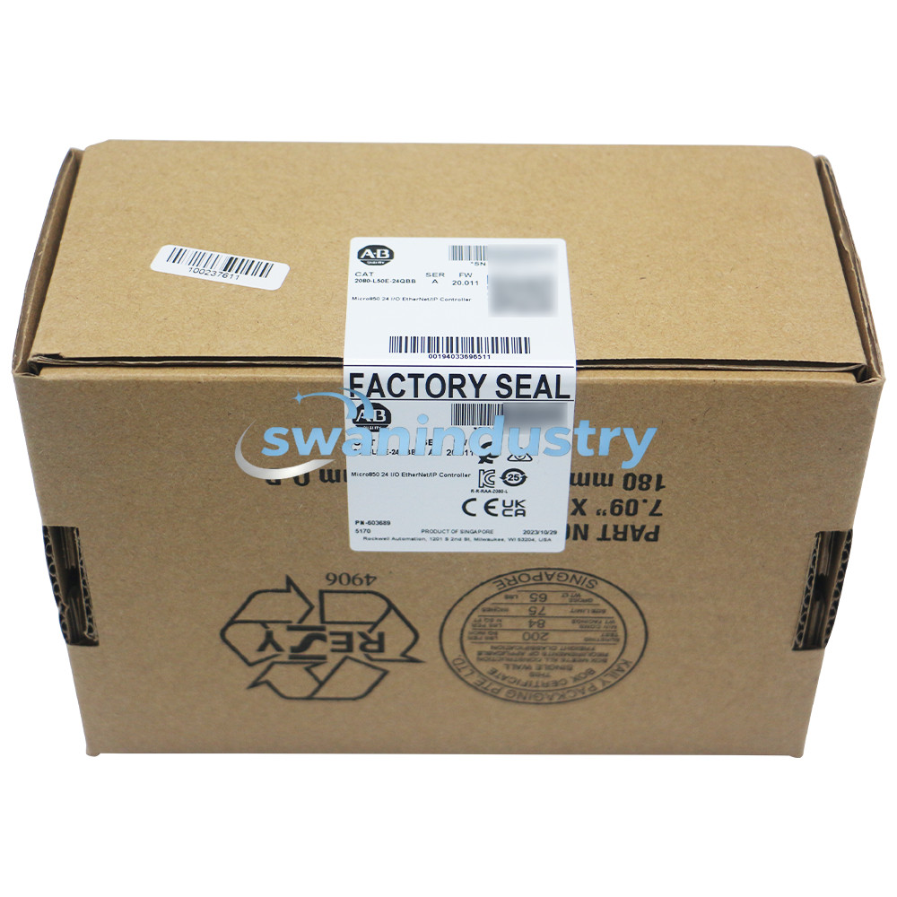 New Allen Bradley 2080-L50E-24QBB Micro850 24 I/O EtherNet/IP Controller