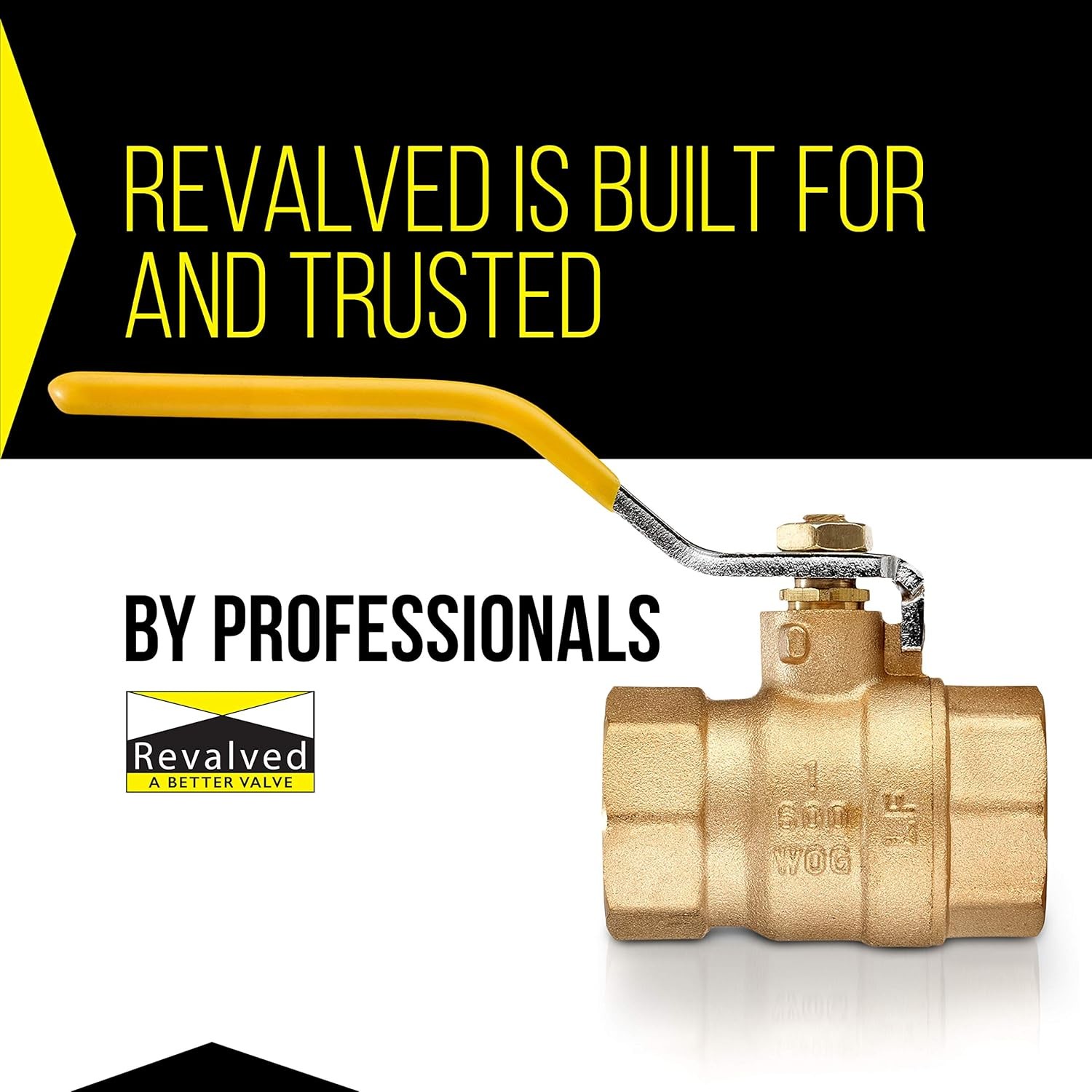 2″ Brass Ball Valve, Lead-Free, Female Threaded NPT Connector – 1 Pack