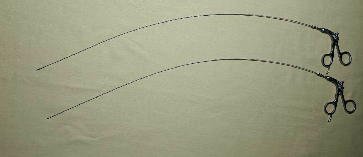 2pc Hysteroscopy Urology Flexible Grasper 5FR 60cm Reusable Surgical Instruments