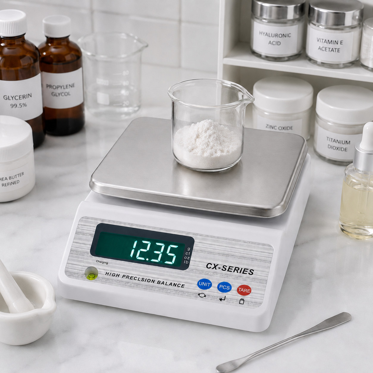 Laboratory Scales Digital Scales for Herbs Spices Cosmetics 3000g 0.01g Bielskie Wagi