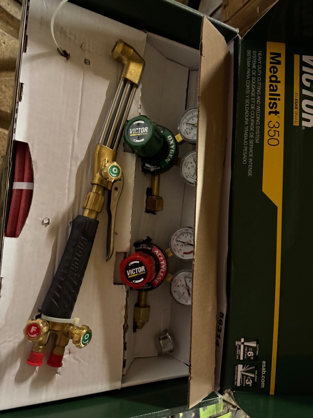 NEW OPEN BOX ESAB Victor Medalist 350 0384-2691