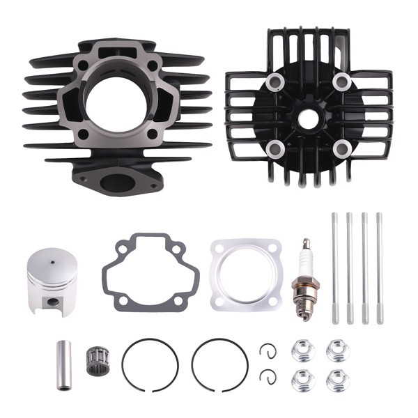 60cc Big Bore Cylinder Piston Gaskets Stud Top End Kit Fit for Yamaha PW 50