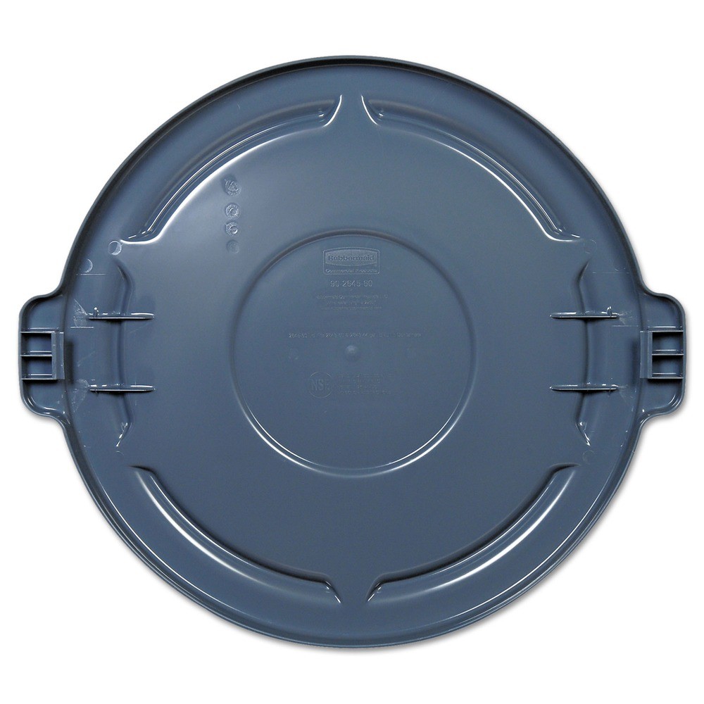 Rubbermaid Commercial 264560GY 24.5 in. BRUTE Self-Draining Lids – Gray New