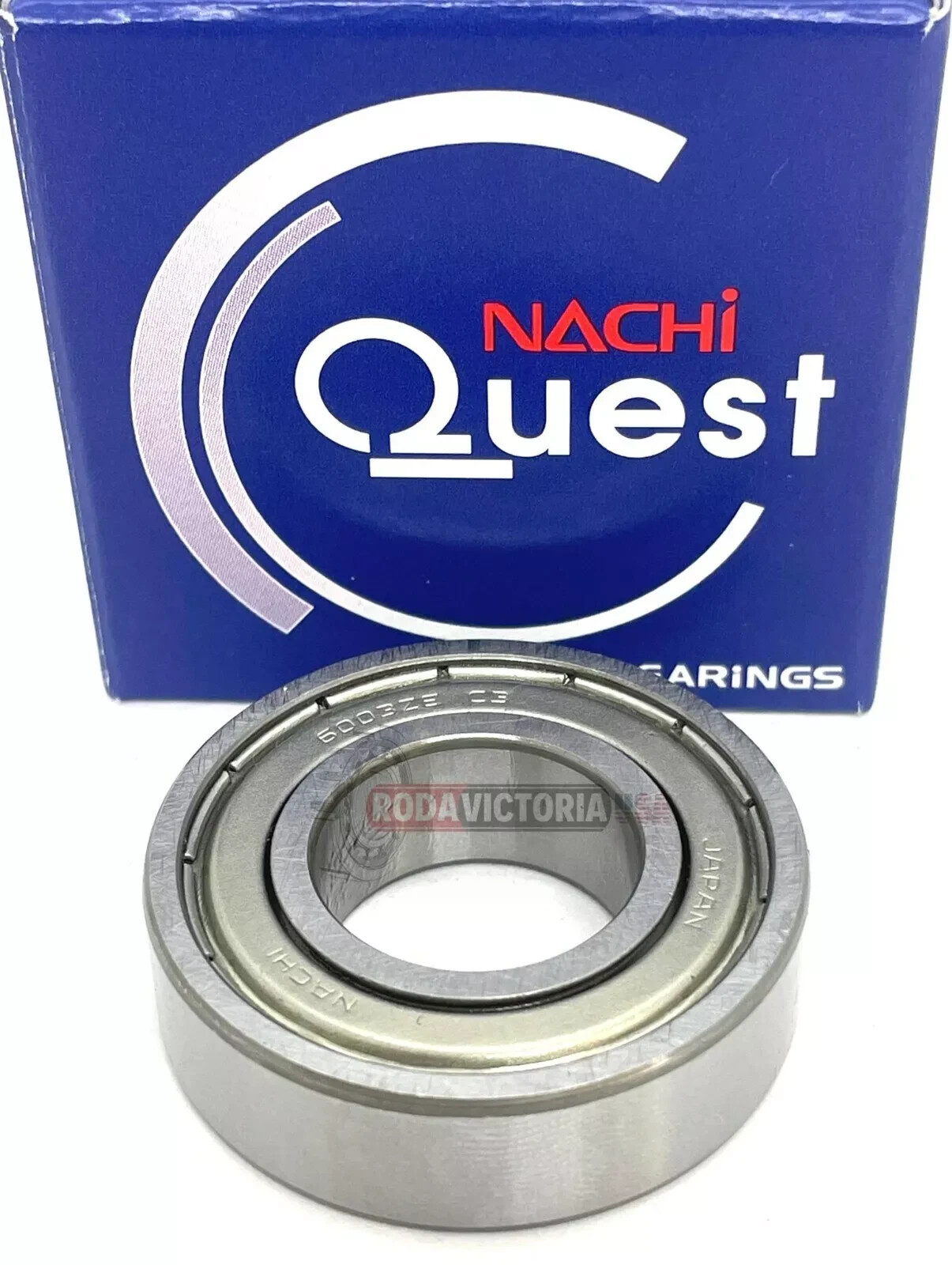 NACHI 6003 Z Ball Bearing, Metal Shielded One Side, Open One Side 17x35x10 mm