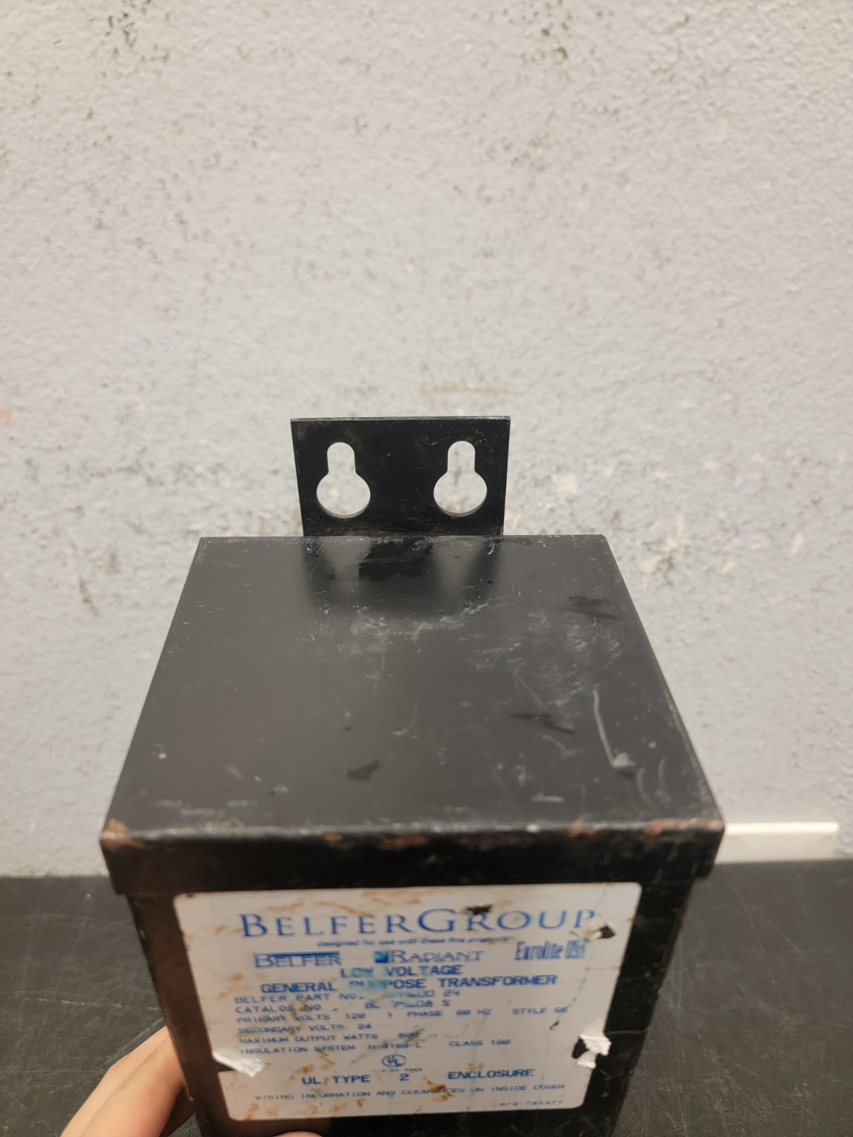 Belfer Lighting Transformer RPM600 24 120VOLTS 1 PHASE 60HZ STYLE SE TYPE 2