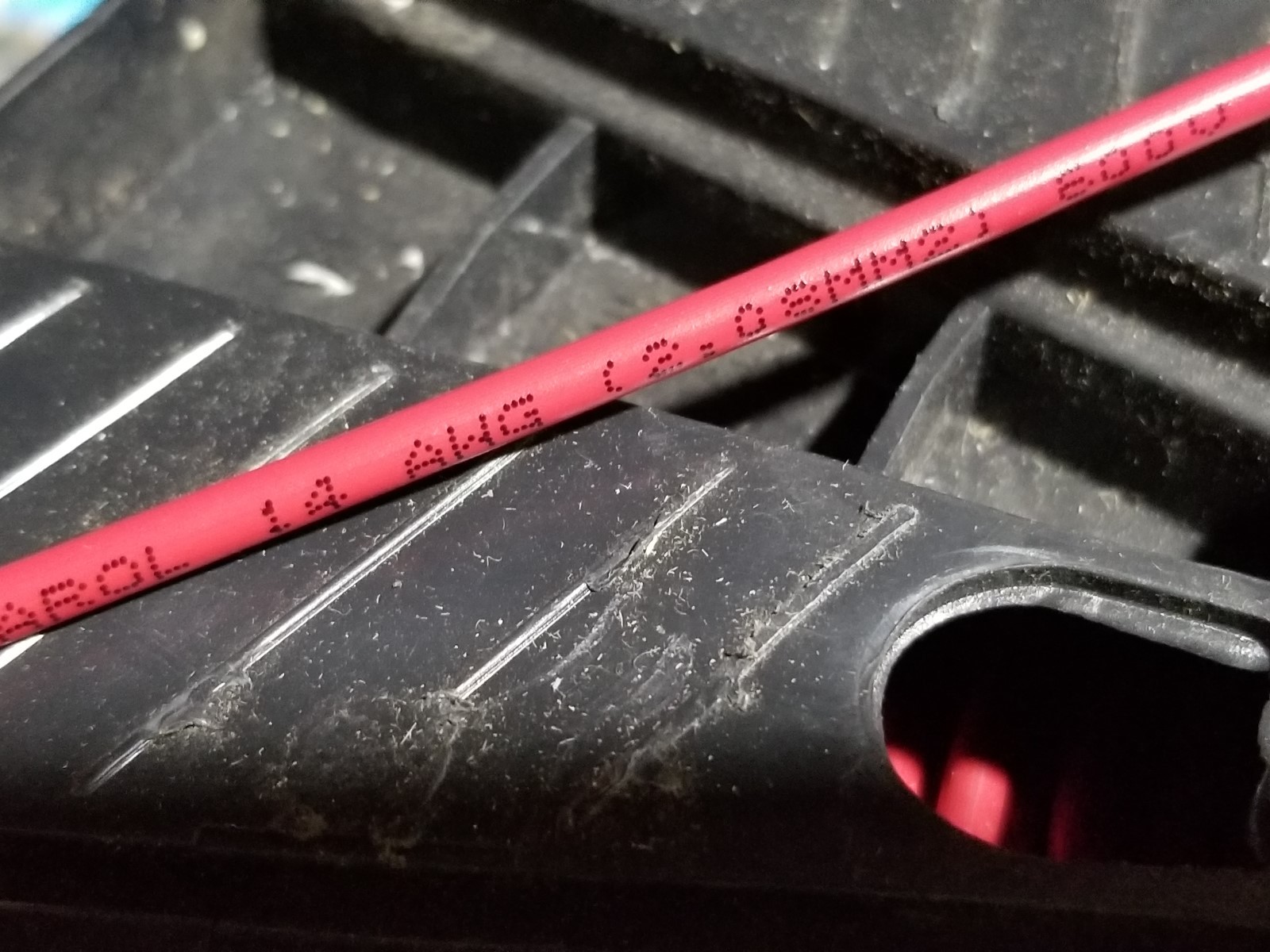 Carol 76812 #14awg Stranded Bare Copper PVC Hook Up Wire AWM MTW 600V Red /50ft