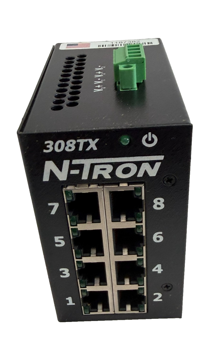 NEW N-TRON 308TX ETHERNET SWITCH 10-30V 0.5A