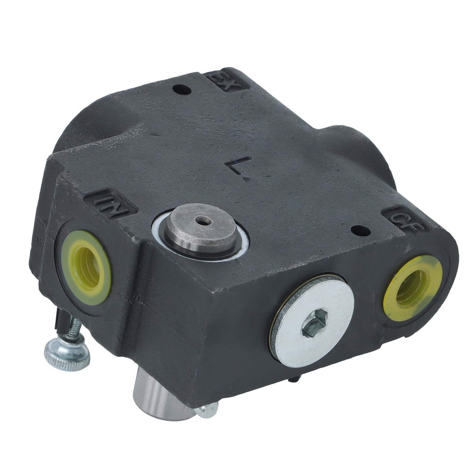 1/2”NPT Hydraulic Adjustable Variable Flow Control Valve 0-30 GPM FC51 Side-Port