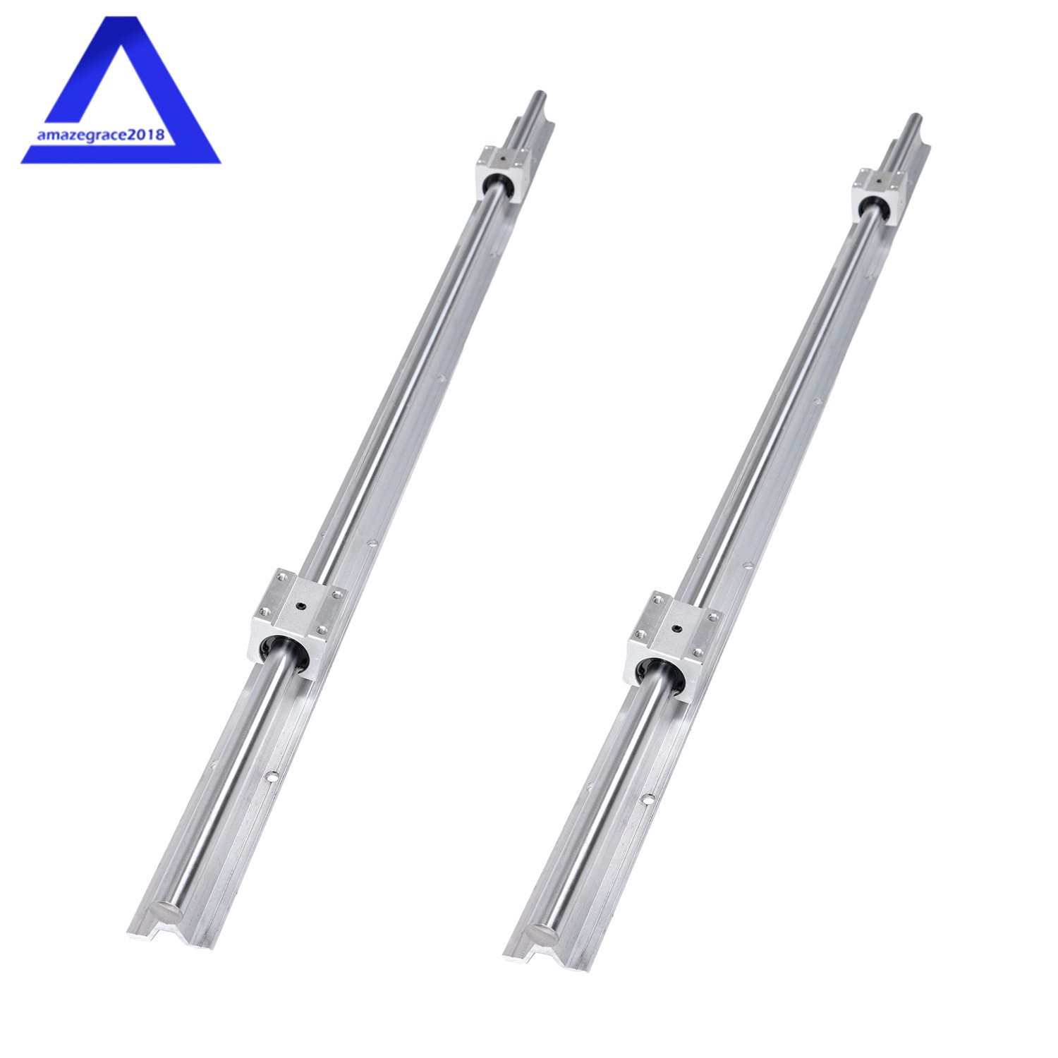 Linear Rails 2PCS SBR16-1000mm and 4 PCS SBR16UU Carriage Bearing Blocks