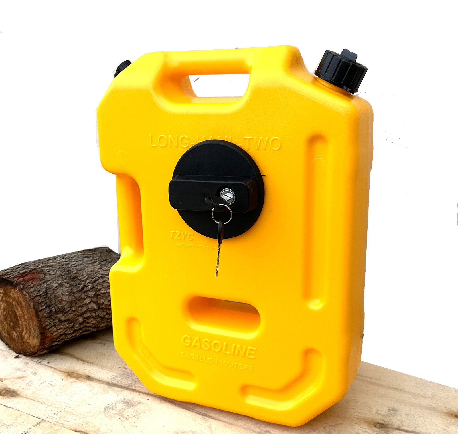 10L Gallon Utility Jugs Water Container Storage Fuel Gasoline Can w/Mount Lock