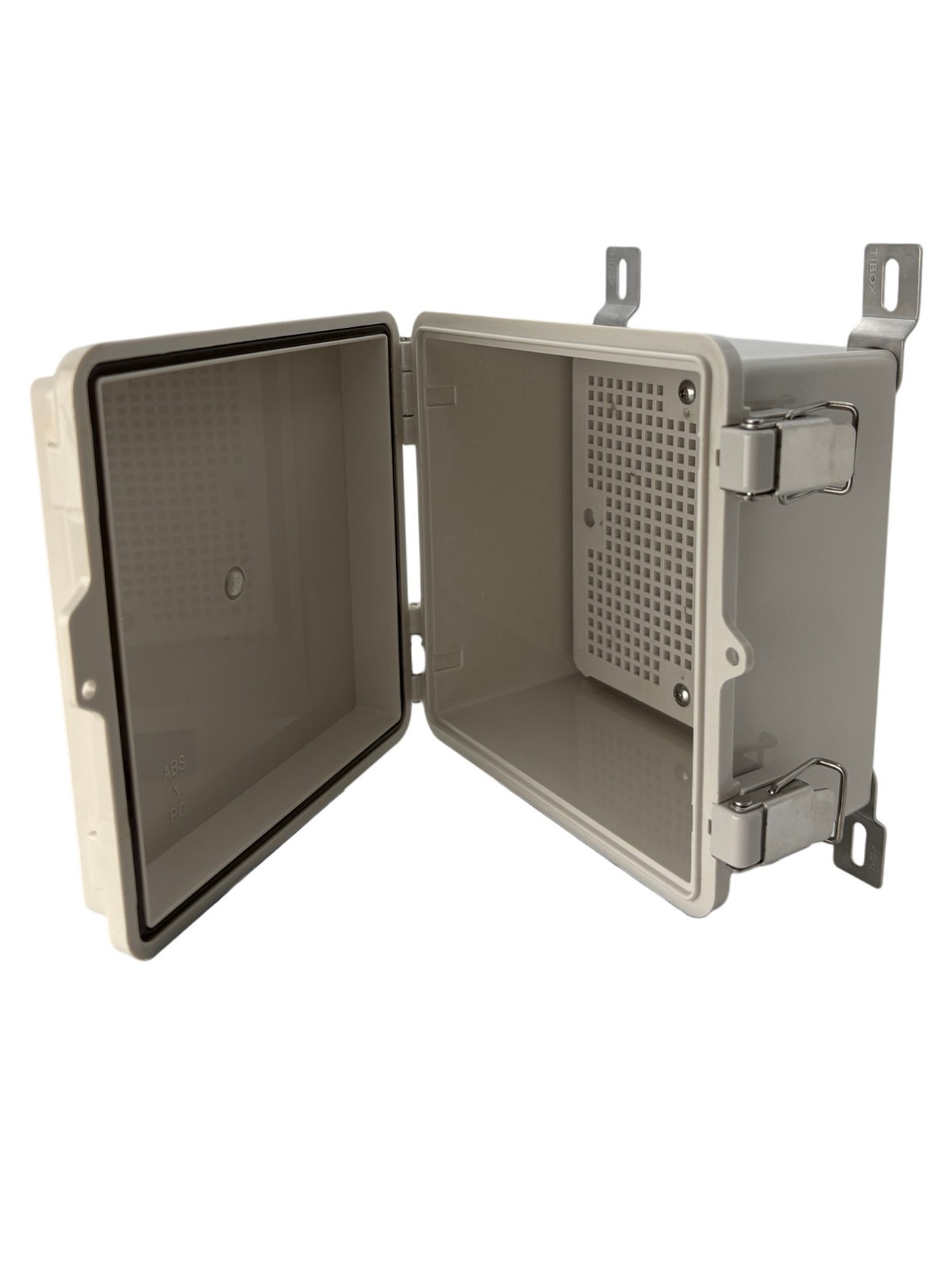 DAE B1515g ABS watertight NEMA 4 IP67 Enclosure, Mounting Plate, 5.9″x5.9″x3.5″