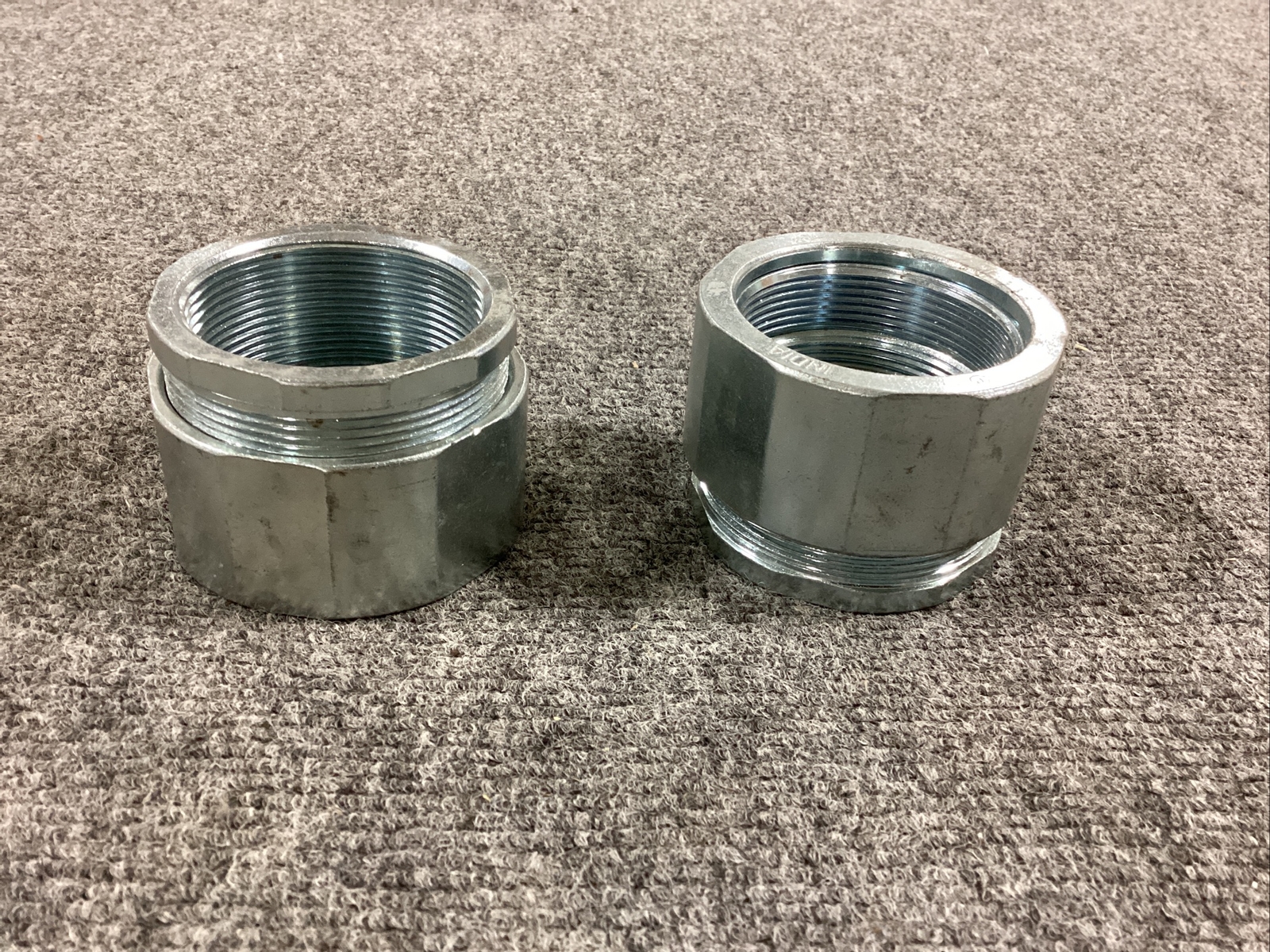 2-INCH THREE PIECE CONDUIT COUPLINGS (LOT OF 2)