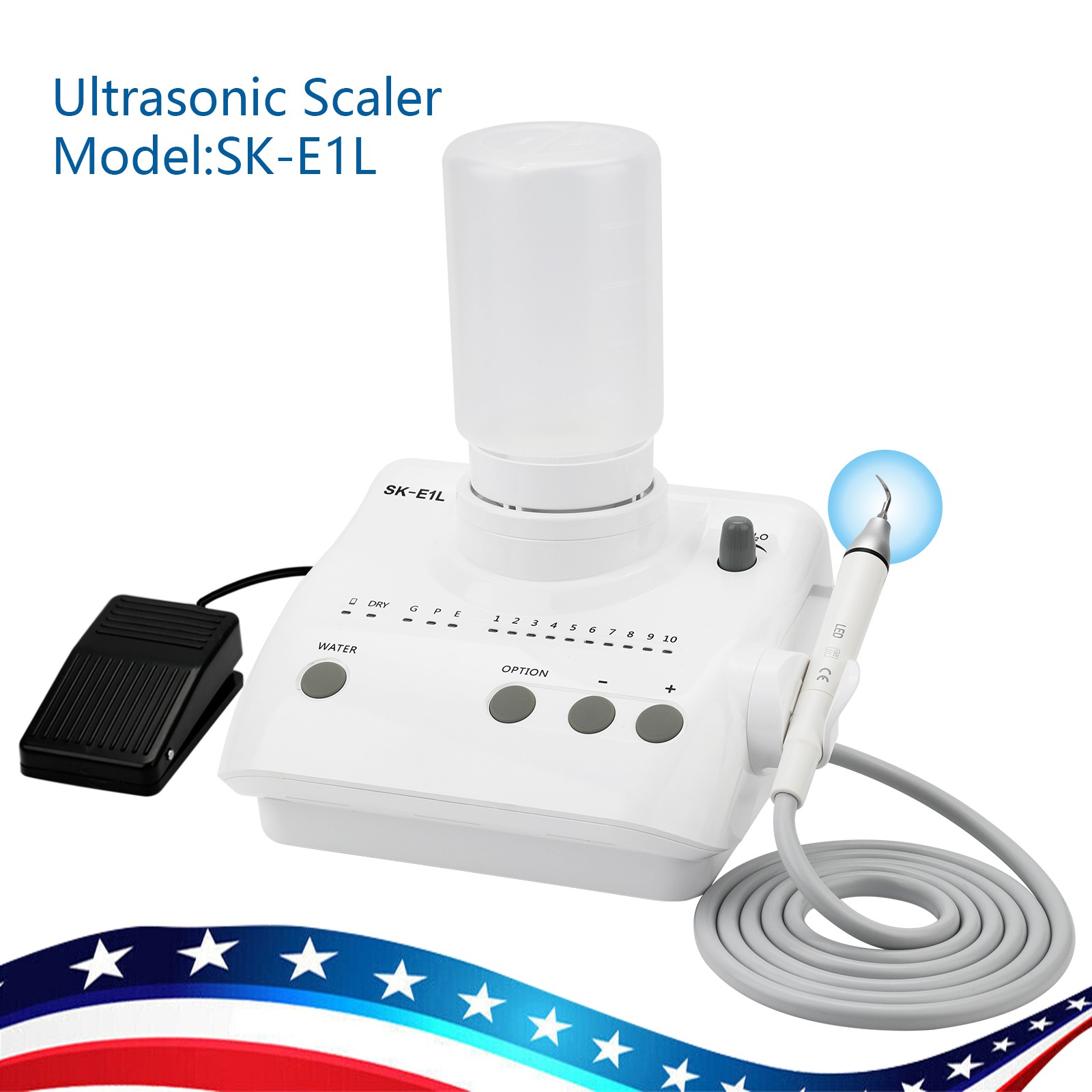 For Cavitron Dental Portable Ultrasonic Scaler 2*Bottles Fit EMS LED Handpiece