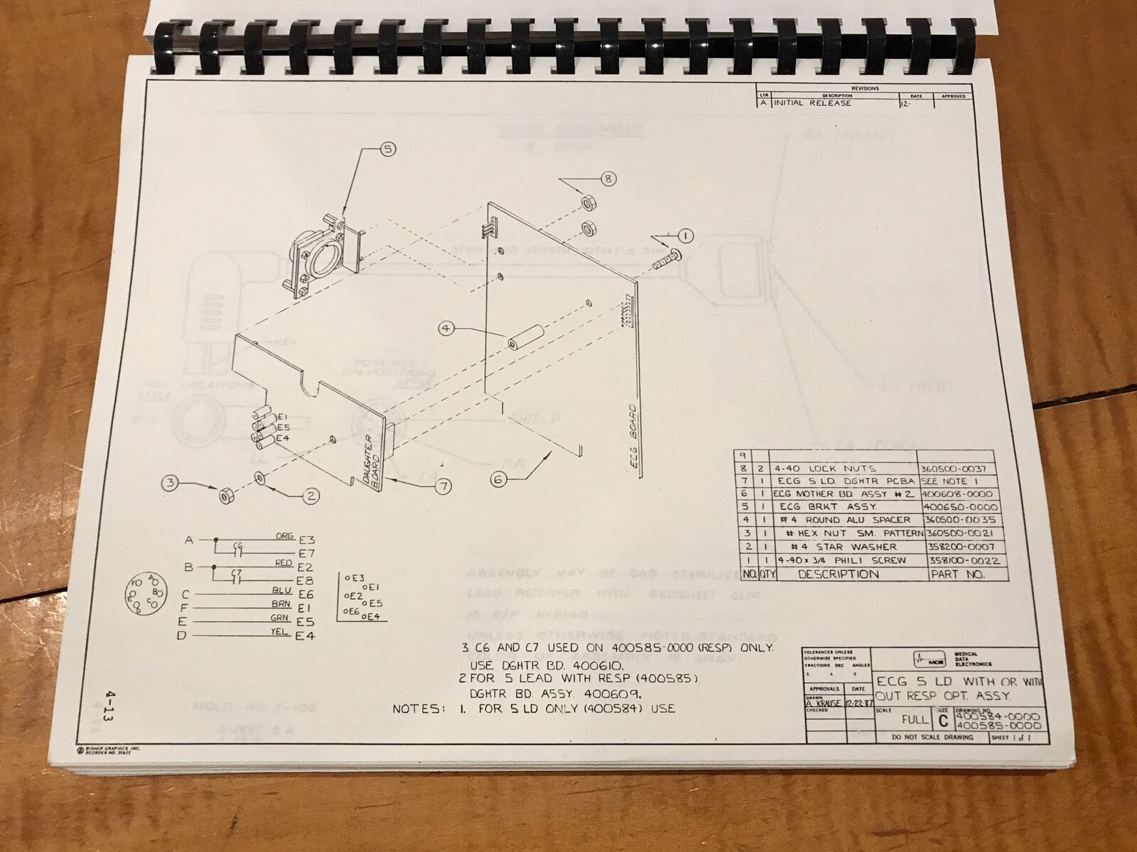 ESCORT Patient Monitor Instructions Manual 100/200 100T 200T Medical Electronics