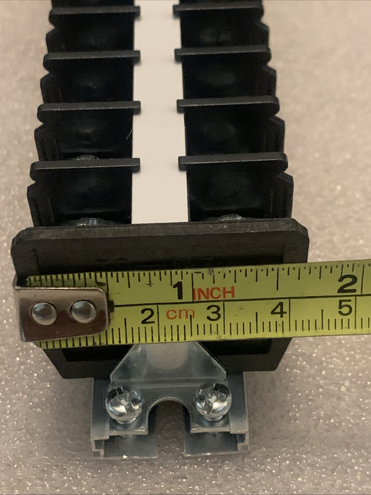 Barrier Terminal Strip Block 660V 30A Dual Row 15P DIN Rail Base Screw Connector