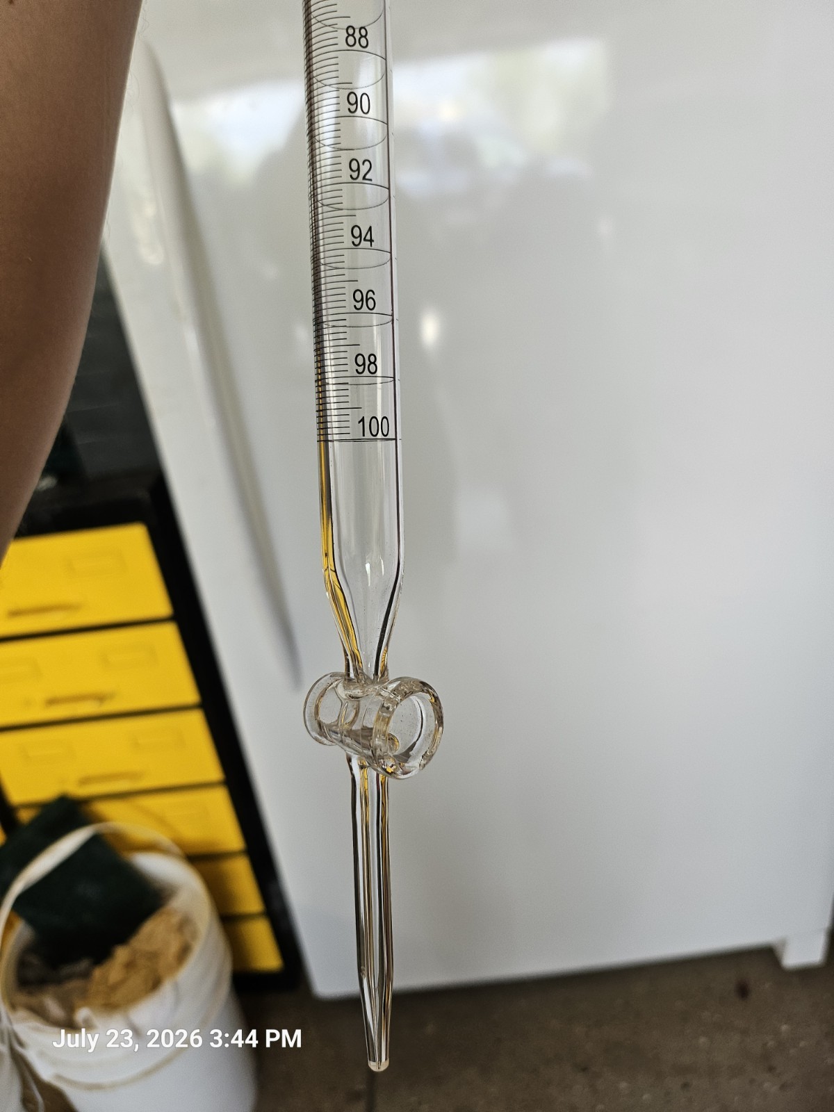 Kimax Glass Buret Straight Bore 100 mL 17026F 100 for Chemical/Physical Lab