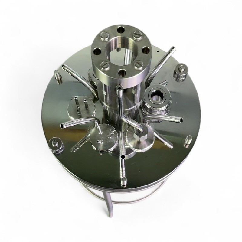 Sartorius Applikon Biotechnology -1/0.5 Barg Bioreactor Vessel Headplate & Stand