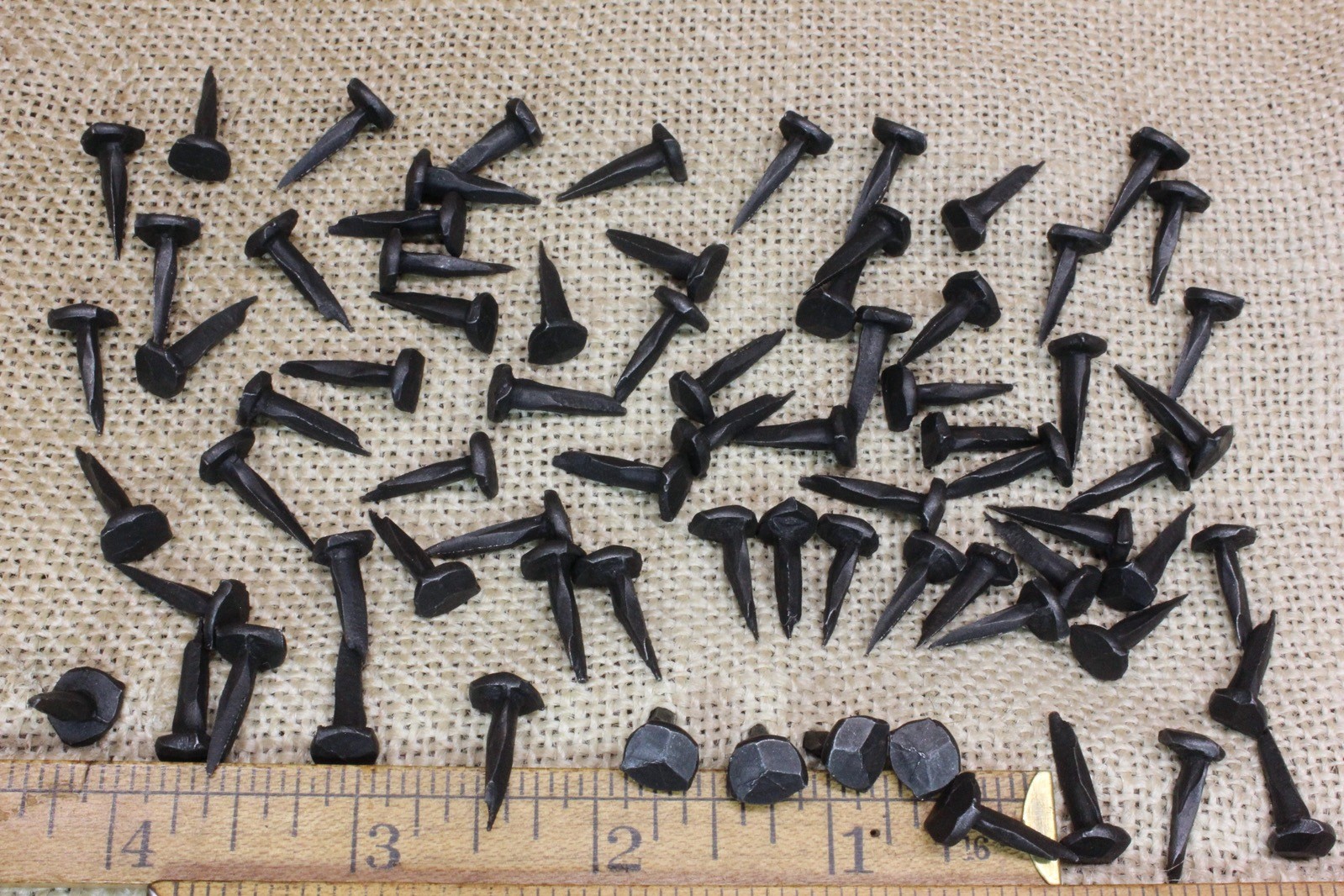 5/8″ Rosehead Nails Square Wrought Iron Tacks Vintage Rustic Decorative Look