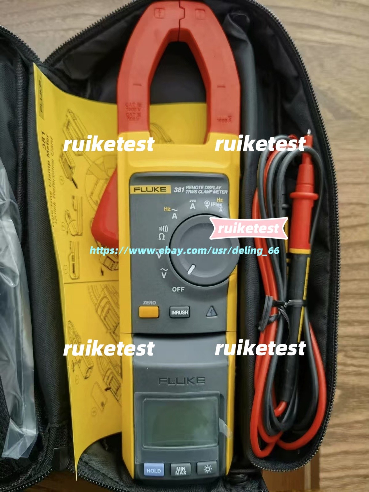 Fluke 381 Remote Display True-RMS AC/DC Clamp Meter with iFlex Cable BEST DEAL!!