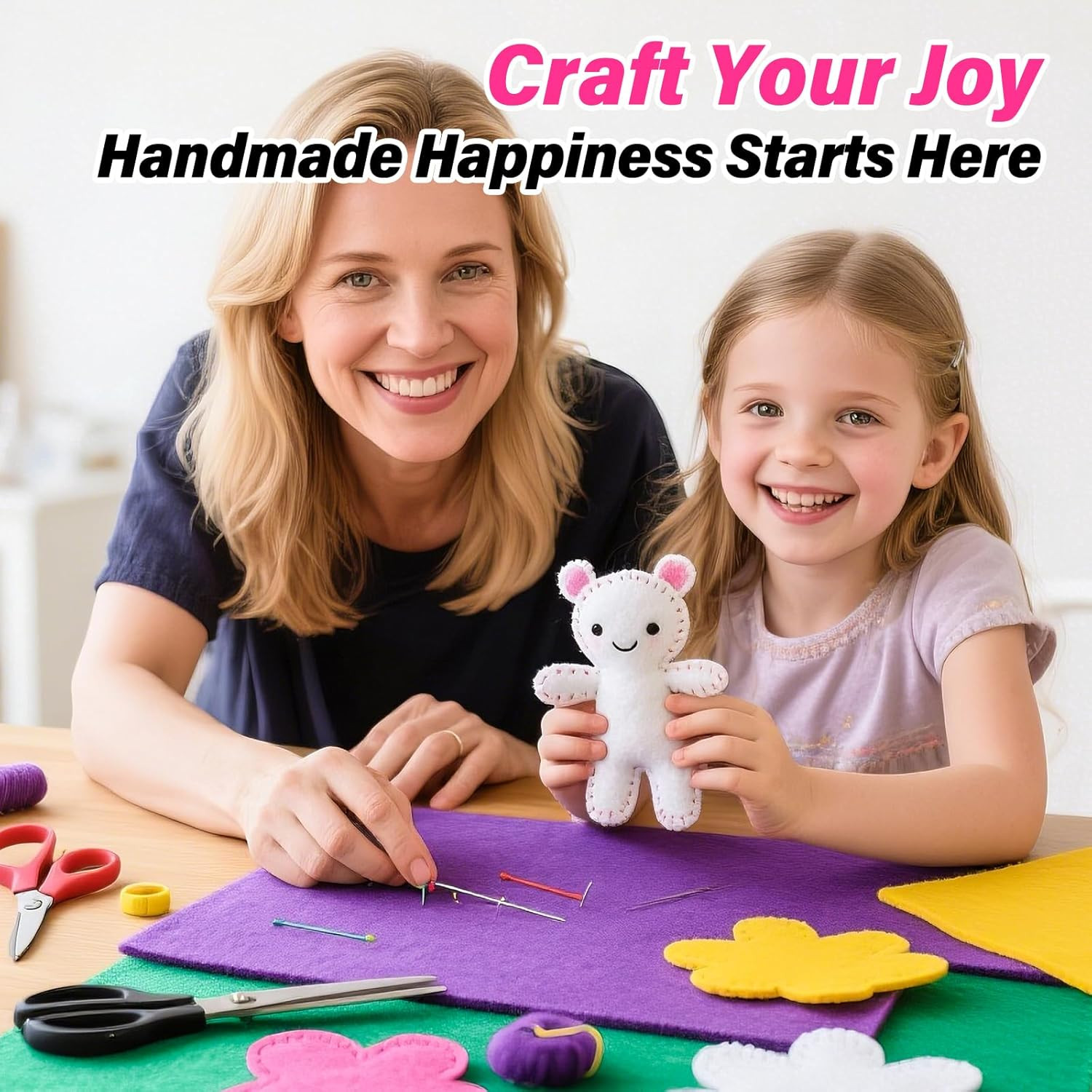 6 Rolls 12″X35″ 1.4Mm Thick Soft Felt Fabric Sheet 6 Assorted Memphis Series Col