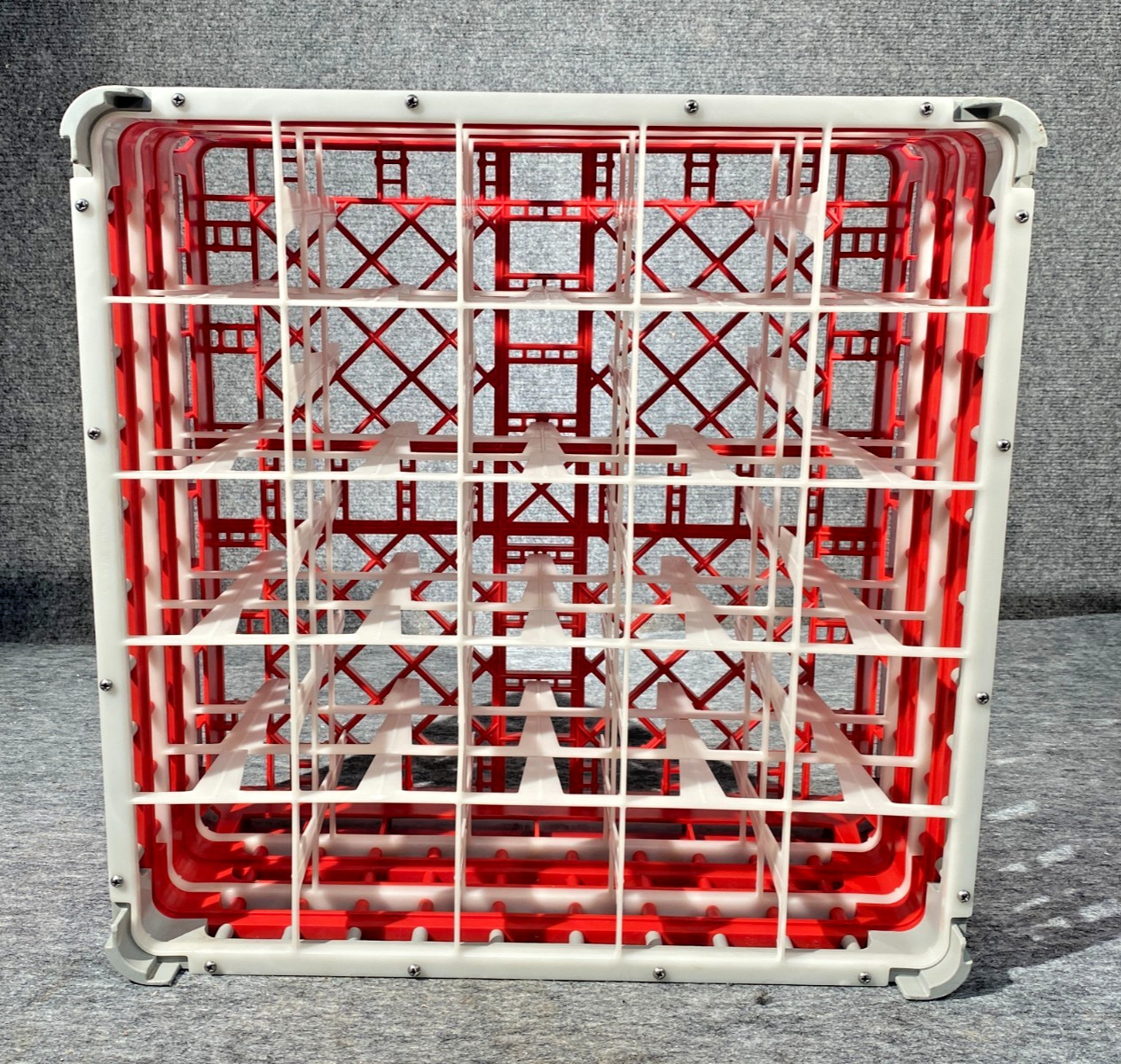 Vollrath Plastic 25 Comp Dishwasher Glass Rack Height 8.5″ WINE