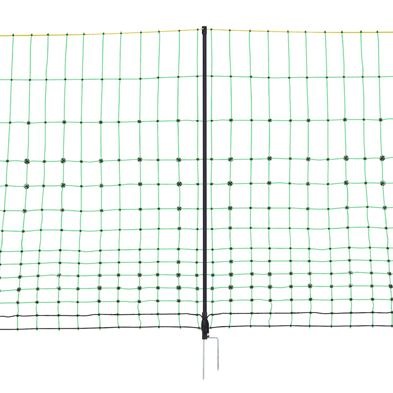 Uimoso Portable Electric Fence Netting 50″H x 164’L & Livestock with Mesh & Post