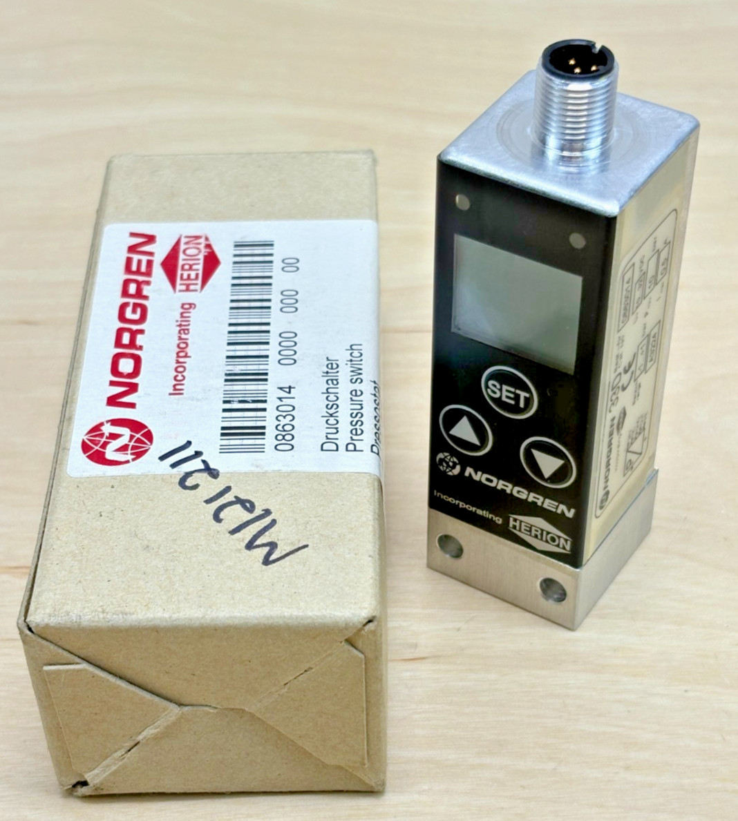 Norgren Herion 33D Pneumatic Pressure Switch, 0-10 Bar (145 PSI), 0863014