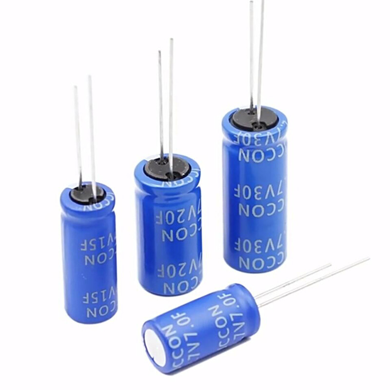 Super capacitor 5.5v0.47/1.0/1.5/2.0/2.5/5.0/7.0/10F Farad winding combination