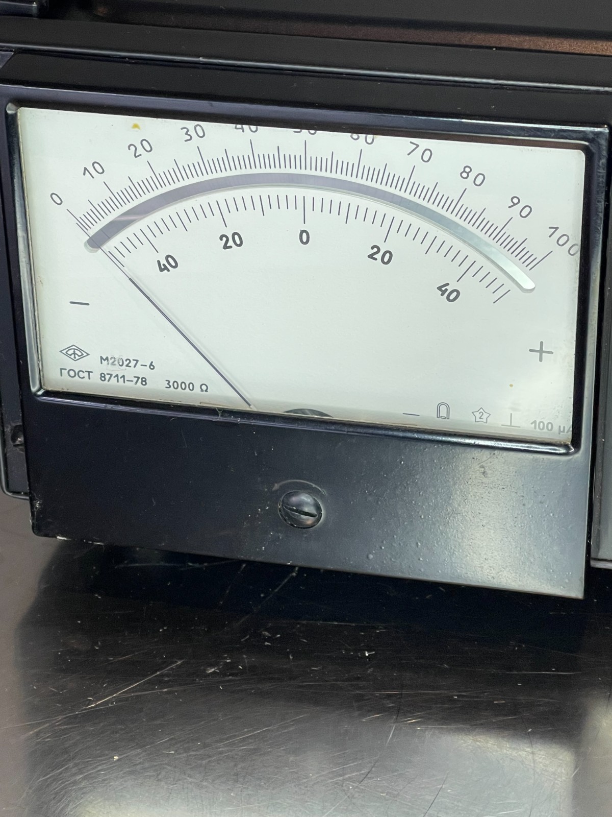 Laboratory Precision Microammeter Ammeter 0 50 100 500 nA 0 1 5 10 50 100 µA New