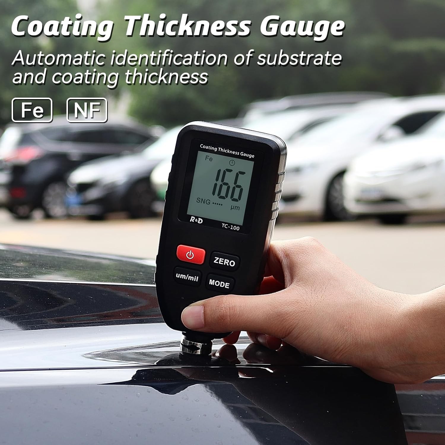 Car Coating Thickness Meter for Used Buyers, Paint Mil Meter…