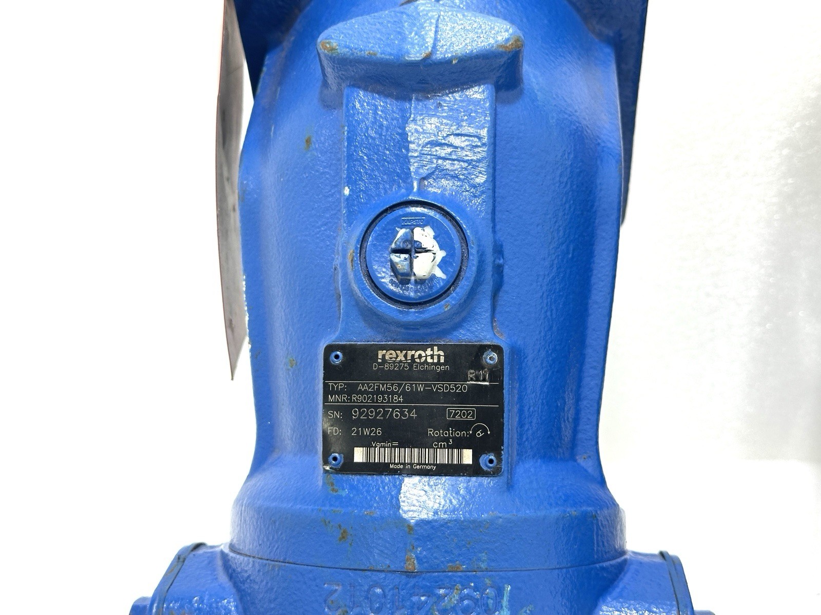 REXROTH AA2FM56/61W-VSD520 AXIAL PISTON MOTOR MNR: R902193184 FD:21W26 – NEW