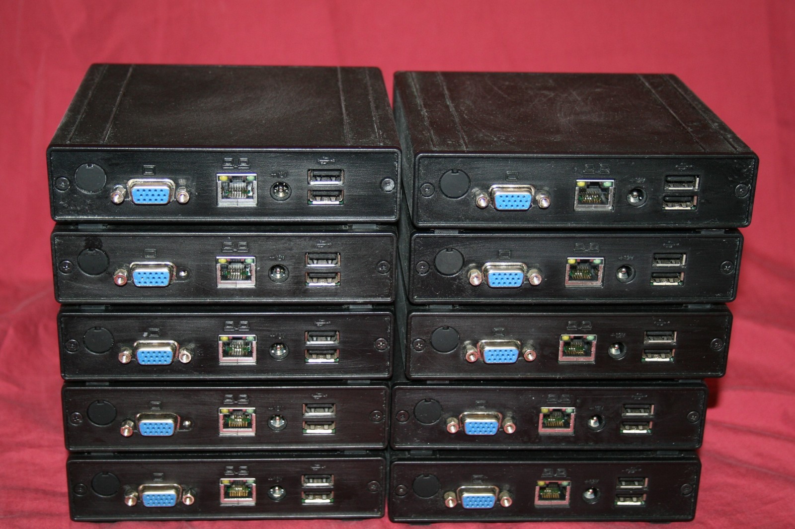Lot of (10) Micros Oracle DT166 P/N 700876-218 windows CE 6.0 pro NO p. adapters