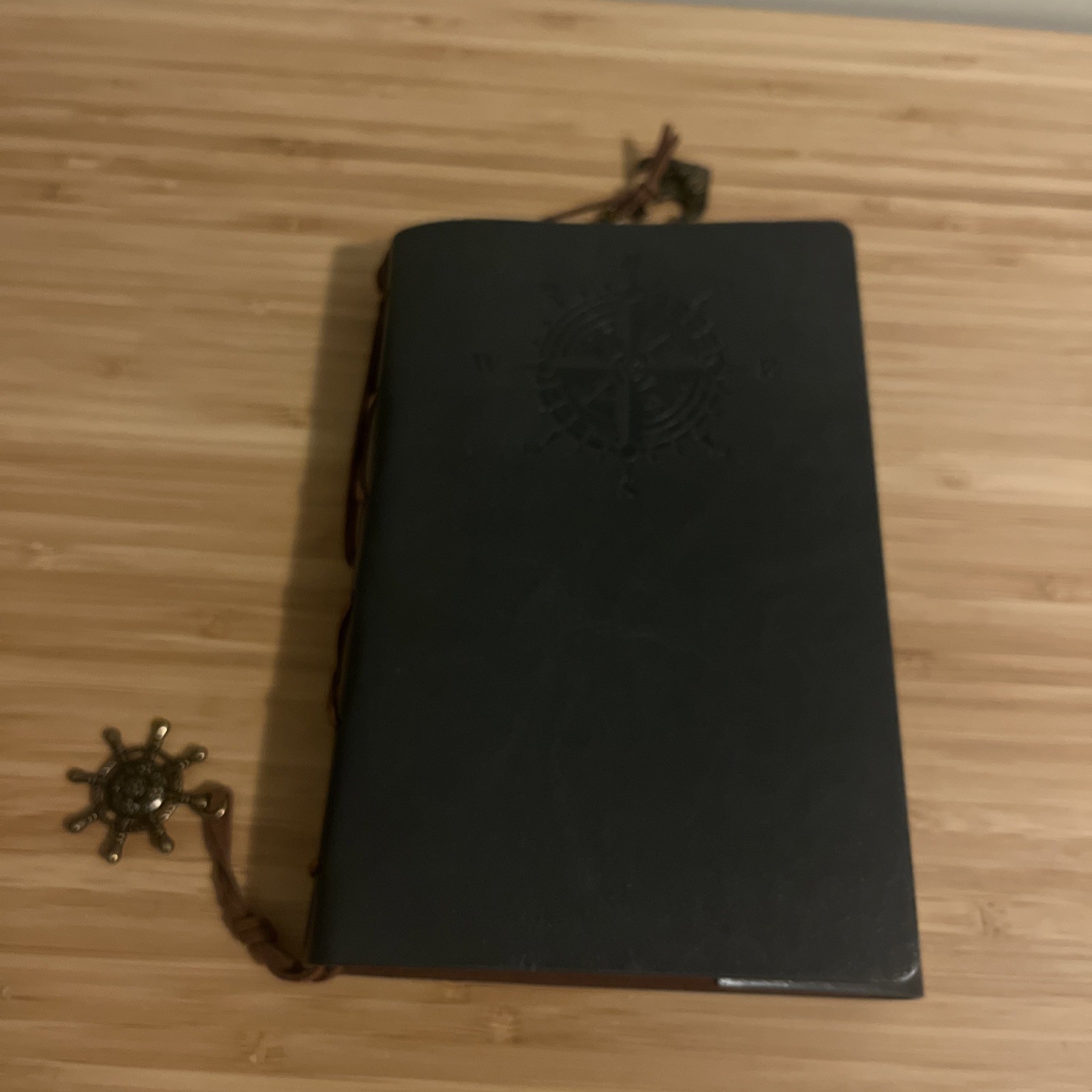 Leather Writing Journal Notebook, MALEDEN Classic Spiral Bound Notebook Blue