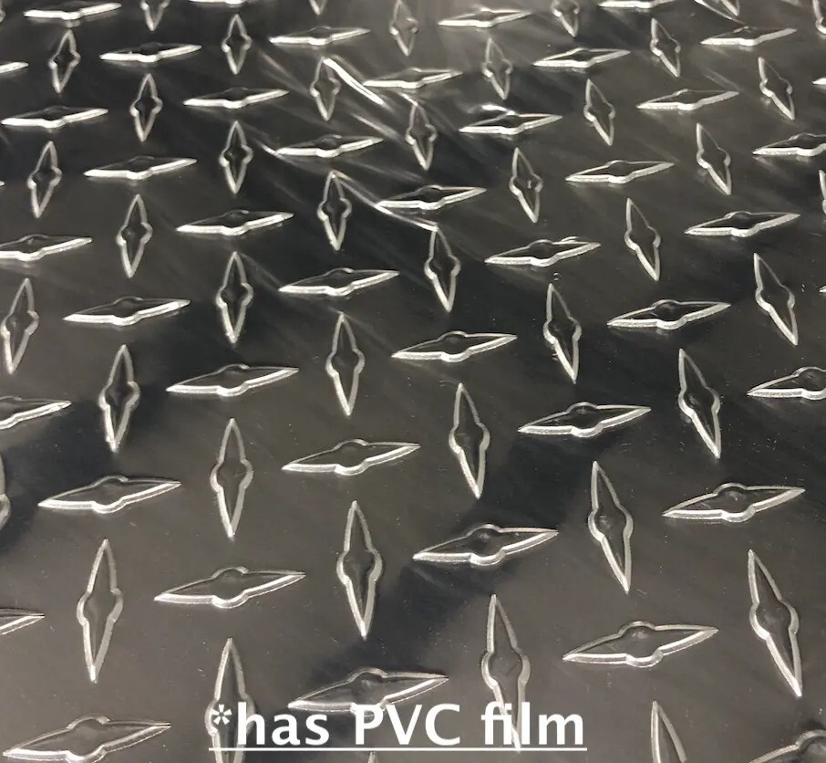 48″ x 96″ Aluminum Diamond Plate .04″ (1/25″)Thick Sheet Trailer, RV, Garages