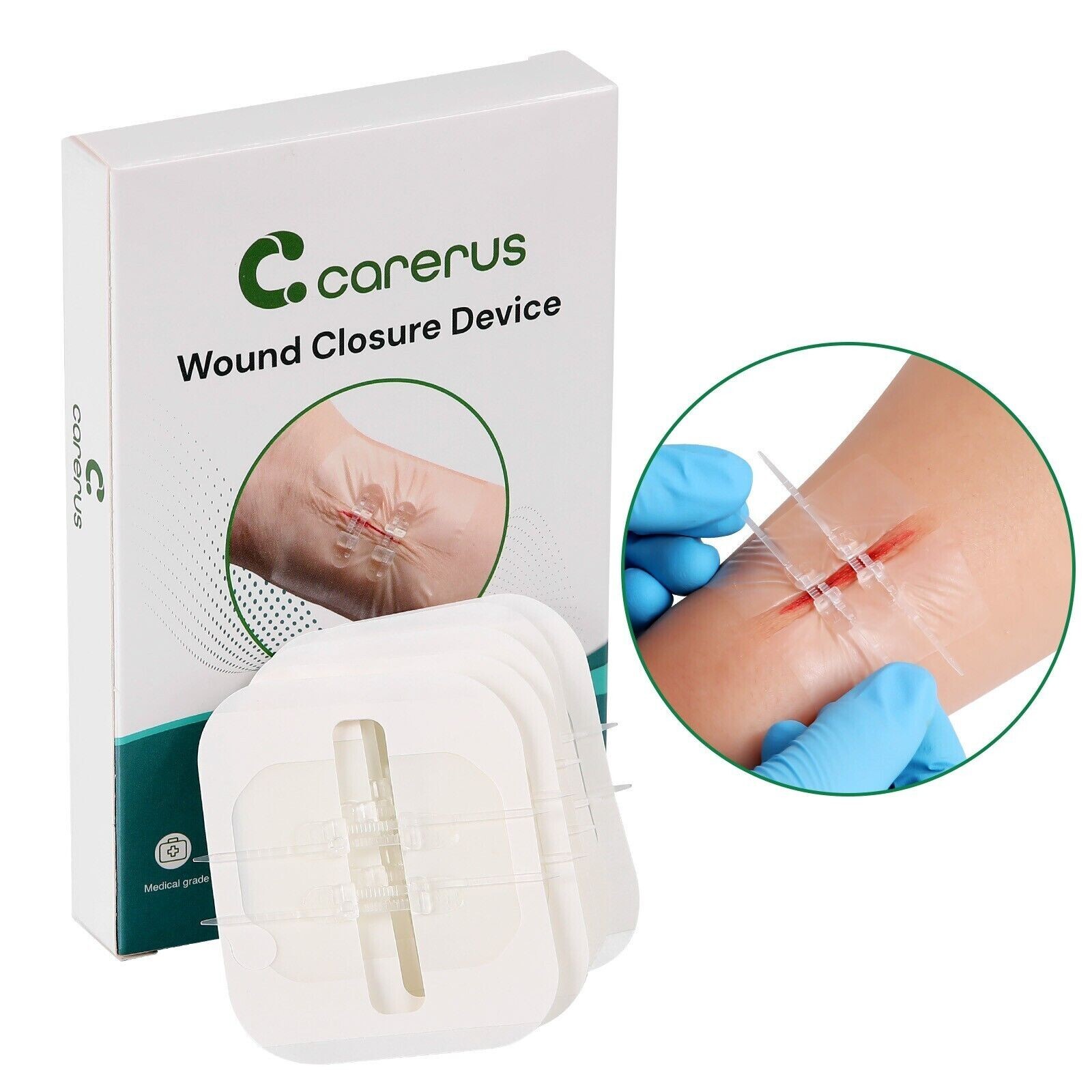 5PCS/Box Bandage Band First Aid Wound Closure Device Adhesive Suture FDA