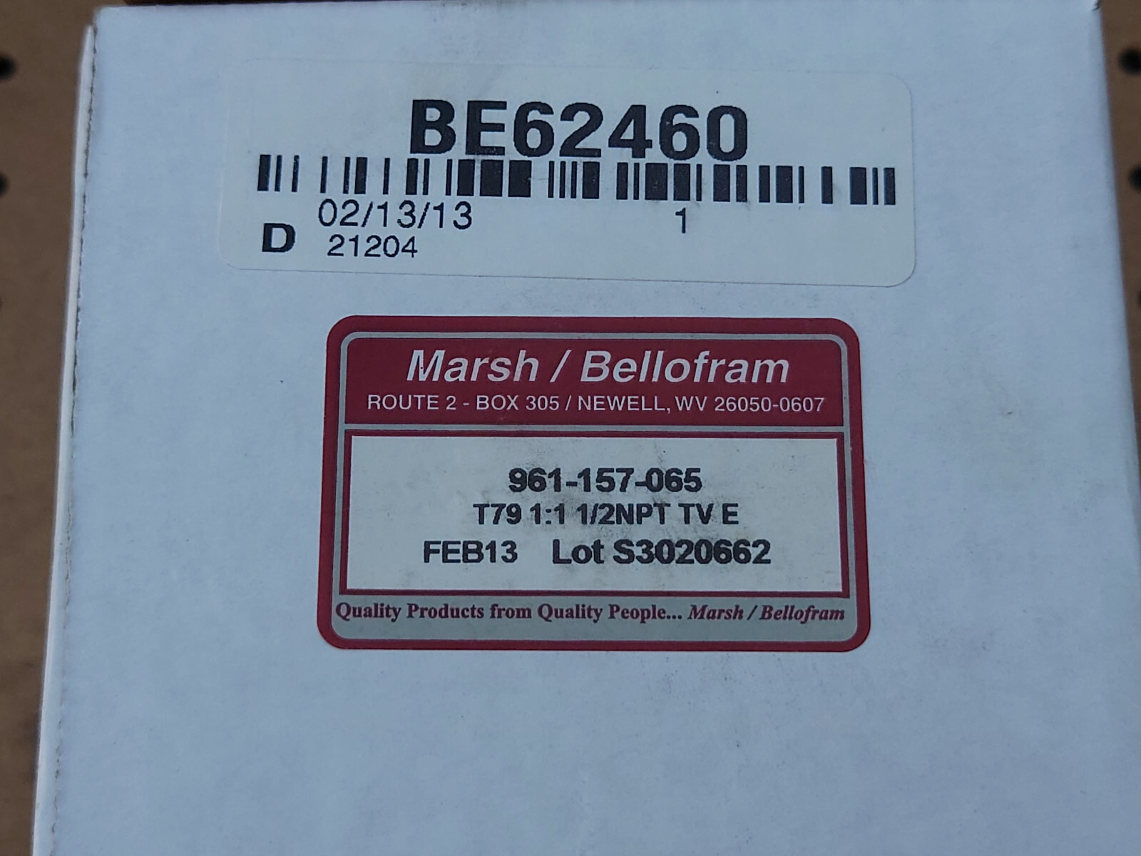 MARSH BELLOFRAM 961-157-065 TYPE 79 PRESSURE TRANSDUCER