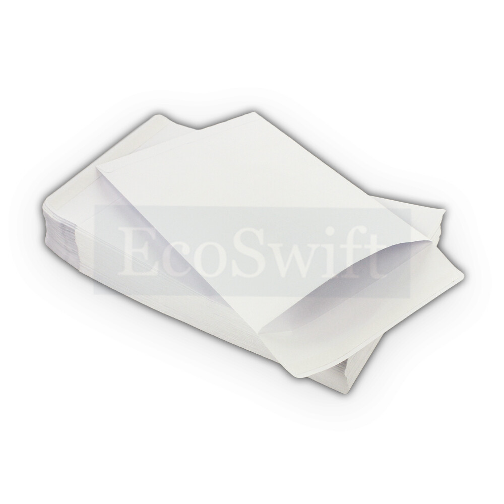 300 EcoSwift White Self-Seal Mailing Shipping Kraft Paper Envelope 28 lb. 6 x 9
