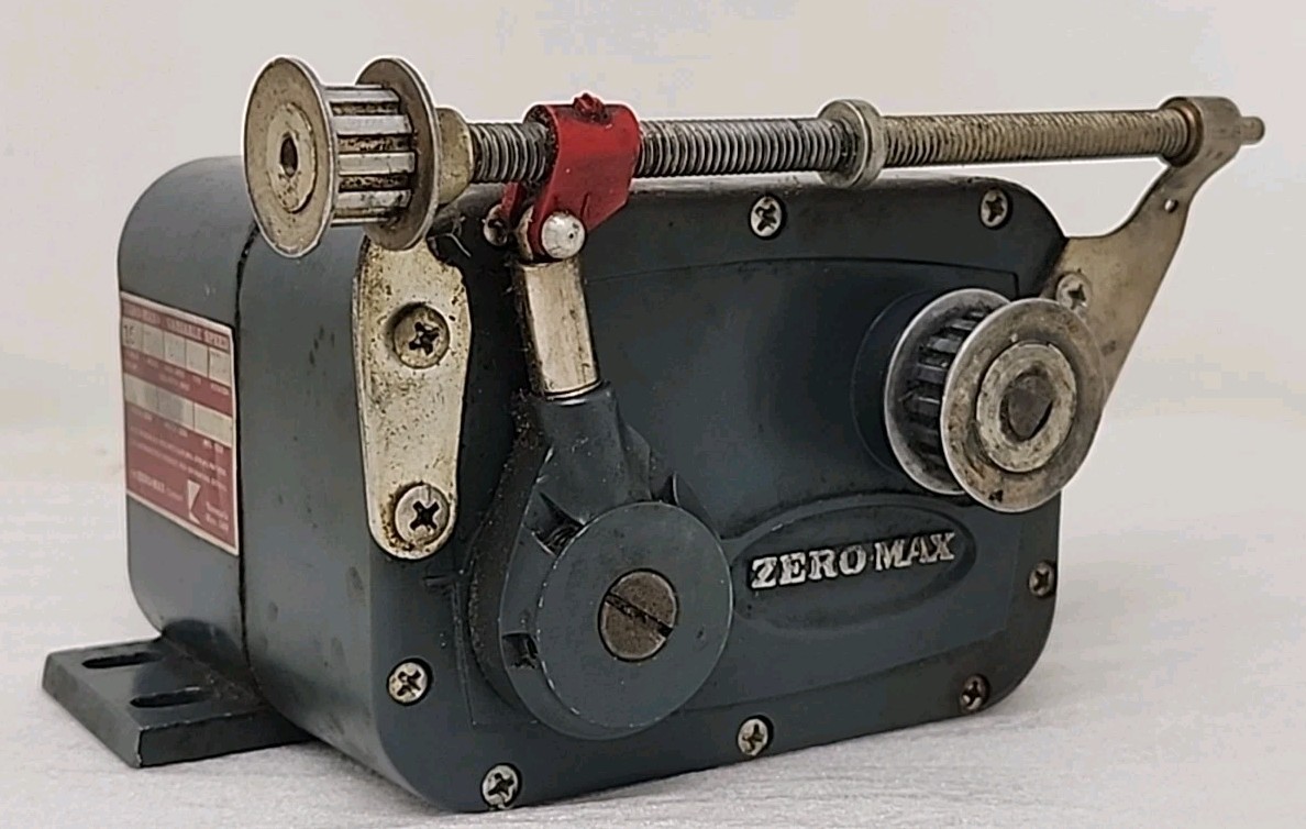 Zero-Max H CCW 15in-lbs 0-400 RPM Variable Speed Reducer 3/8″ Shafts