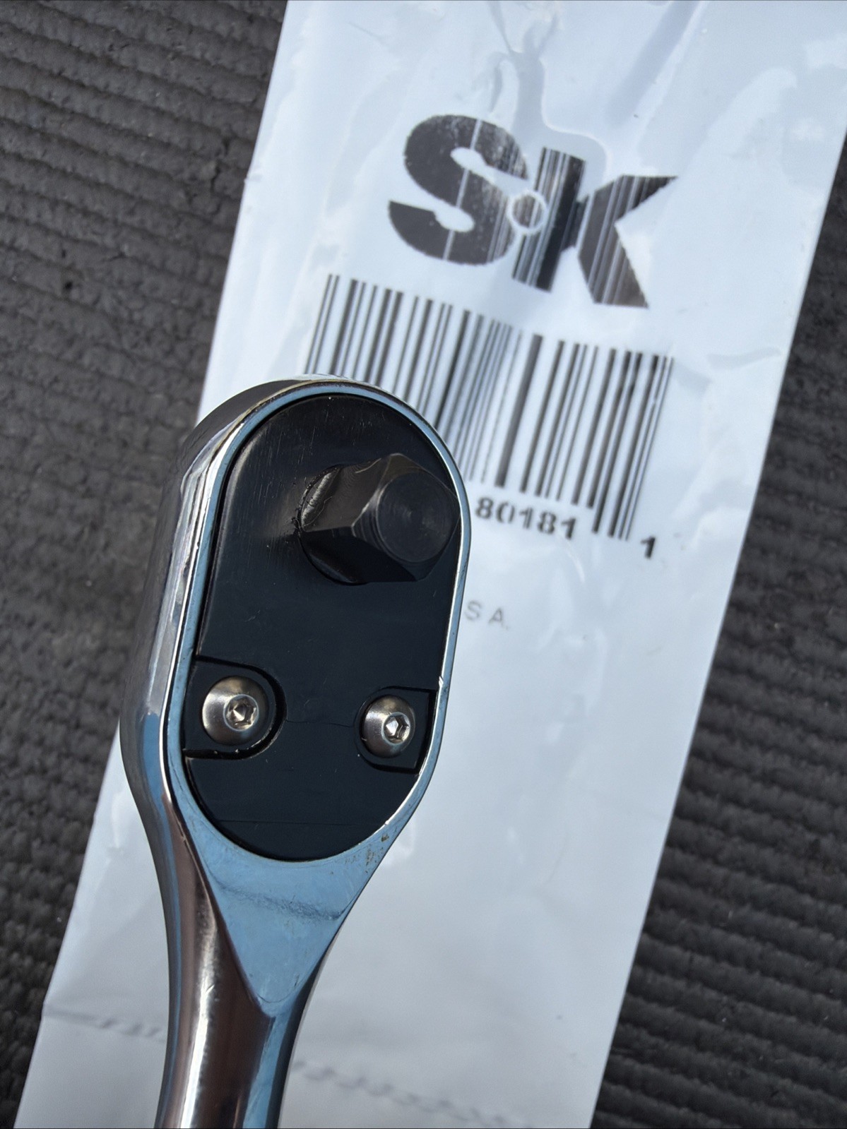 SK PROFESSIONAL TOOLS USA MADE 80181 Hand Ratchet, 8 in, Chrome, 1/4” S-K