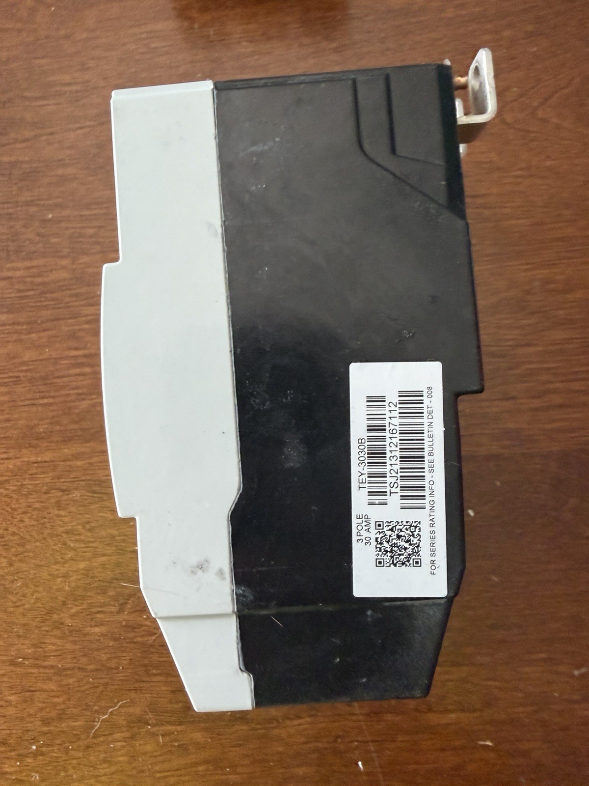 GE TEY TEYL TEYL3030B 3 POLE 30 AMP 480V CIRCUIT BREAKER
