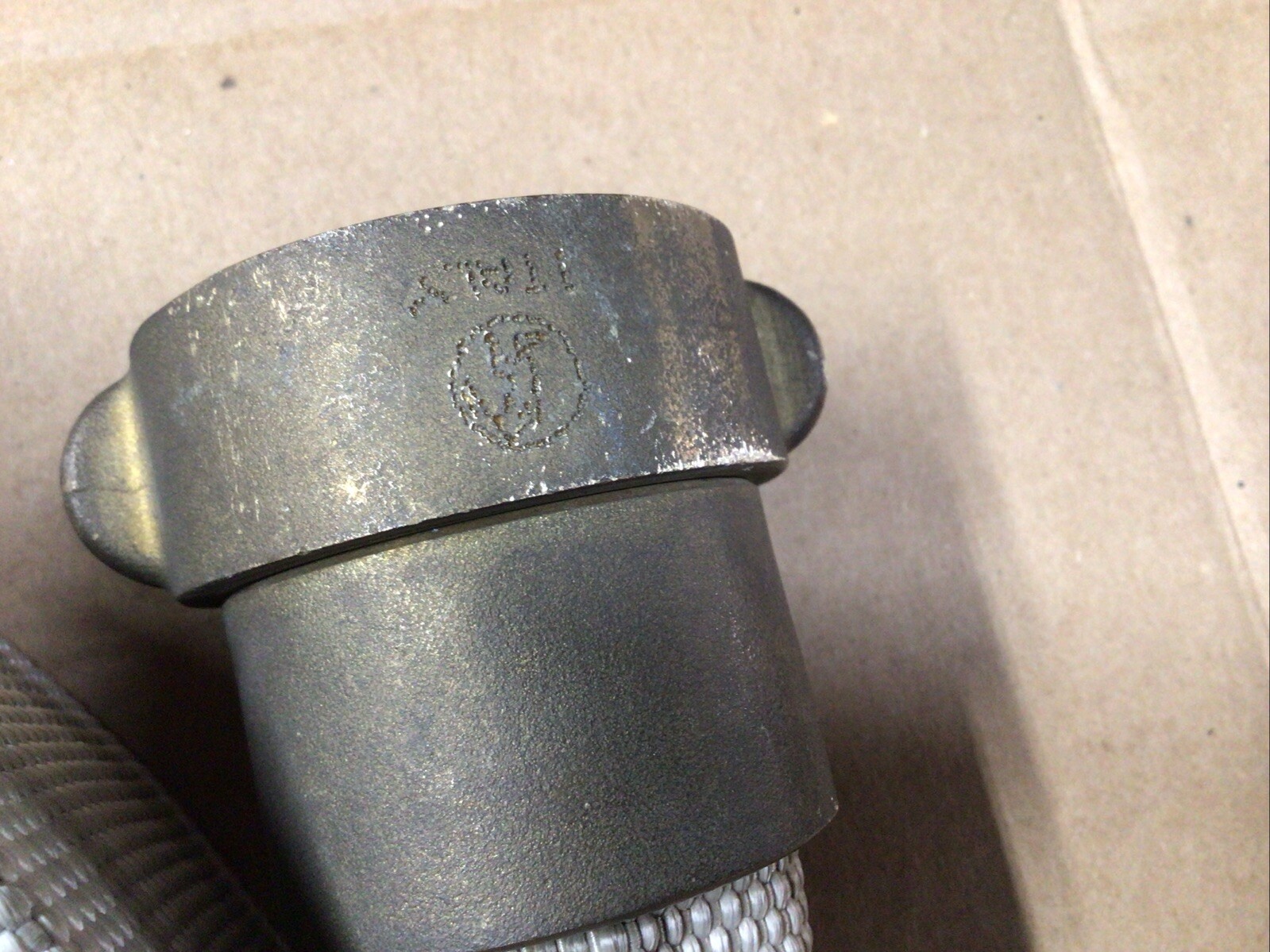 POLYFLEX 1-1/2″ X 75′ Single Jacket Fire Hose w/ 1-1/2″ NST Brass Couplings