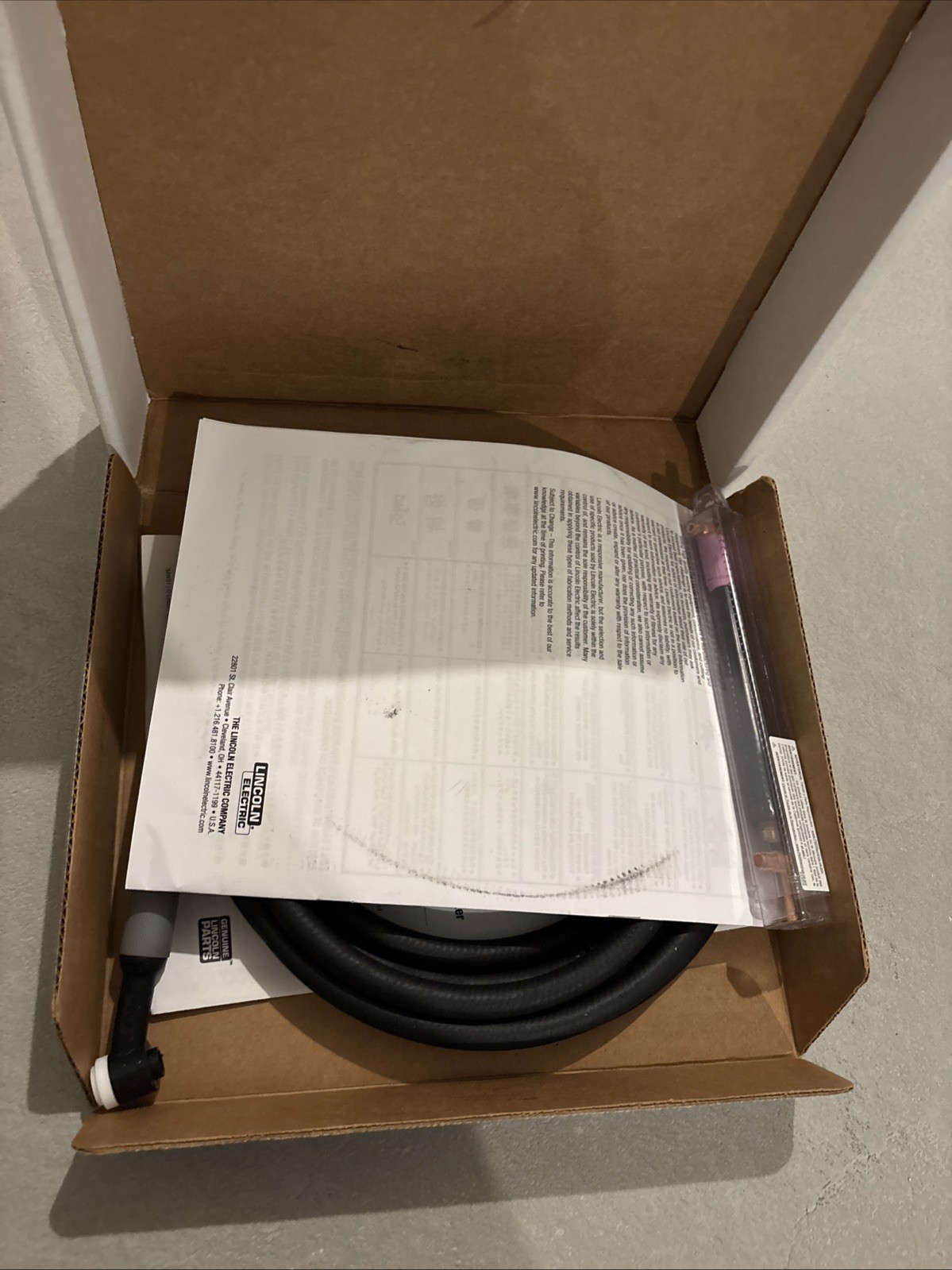 Lincoln Electric PTA-9 Ready to Weld TIG Torch – 12.5 FT – K1782-16