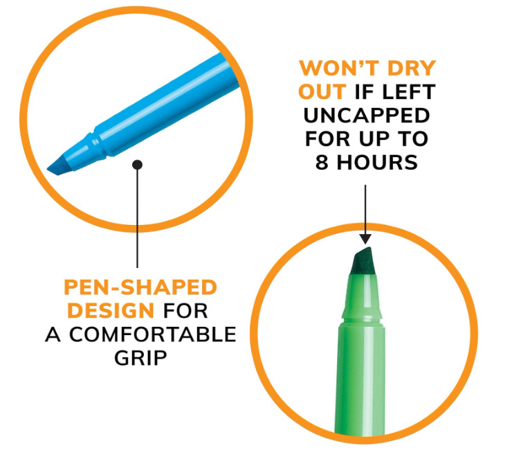 BIC Brite Liner Highlighters, Chisel Tip, School Supplies for Students and Teach