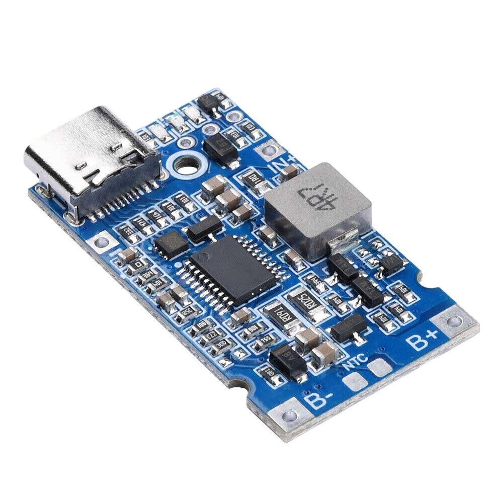2/4/6pcs Type-C/Micro USB 2S 3S 4S BMS 18W 2A Li Li-ion Battery Charging Module