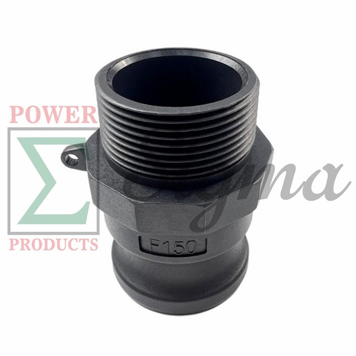 1-1/2″ 1.5″ IN PP TypeF Camlock Coupling Groove Hose Fitting Adapter x Male NPT